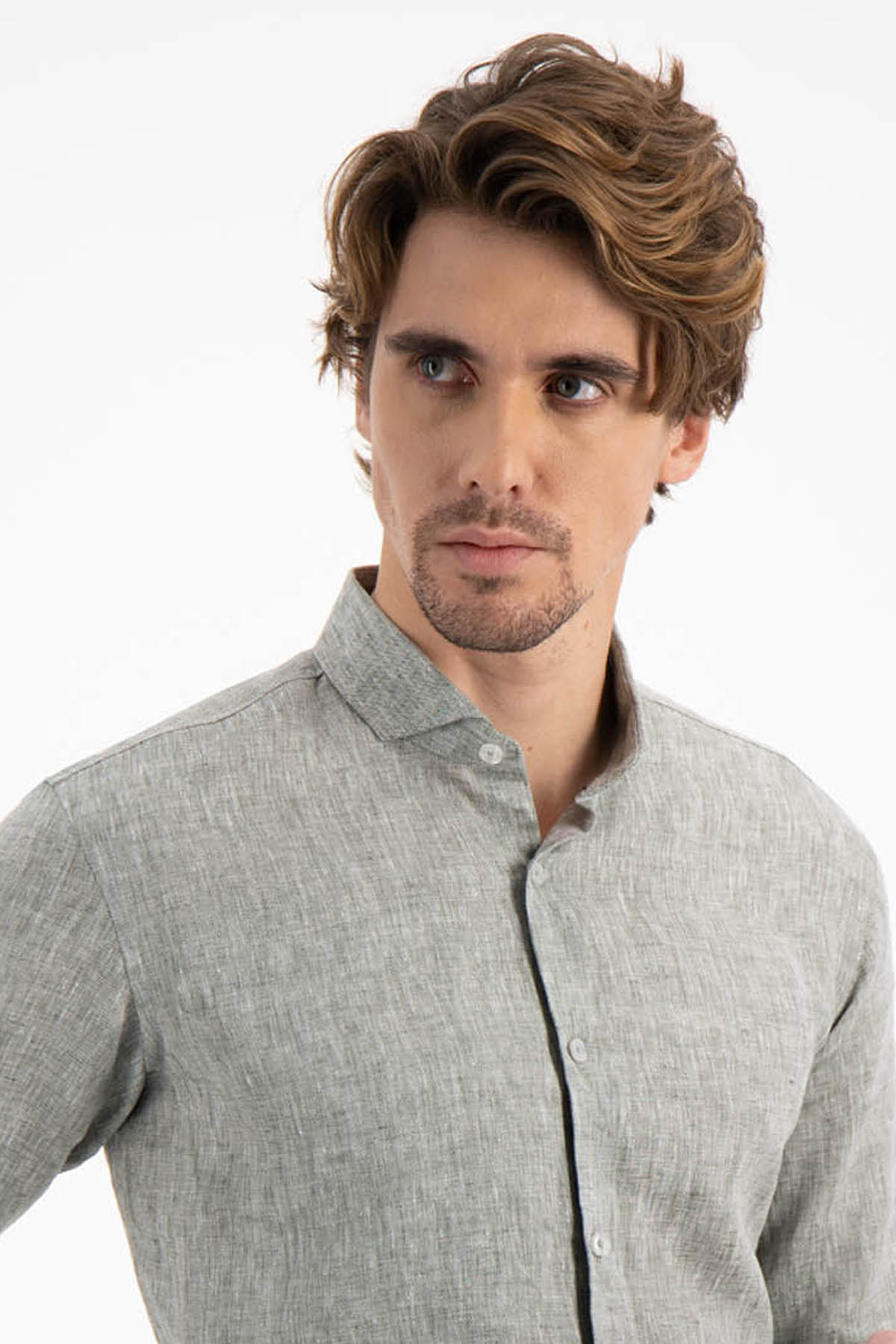 CAMISA CASUAL CONTEMPORARY FIT LAMBERTI image number 1