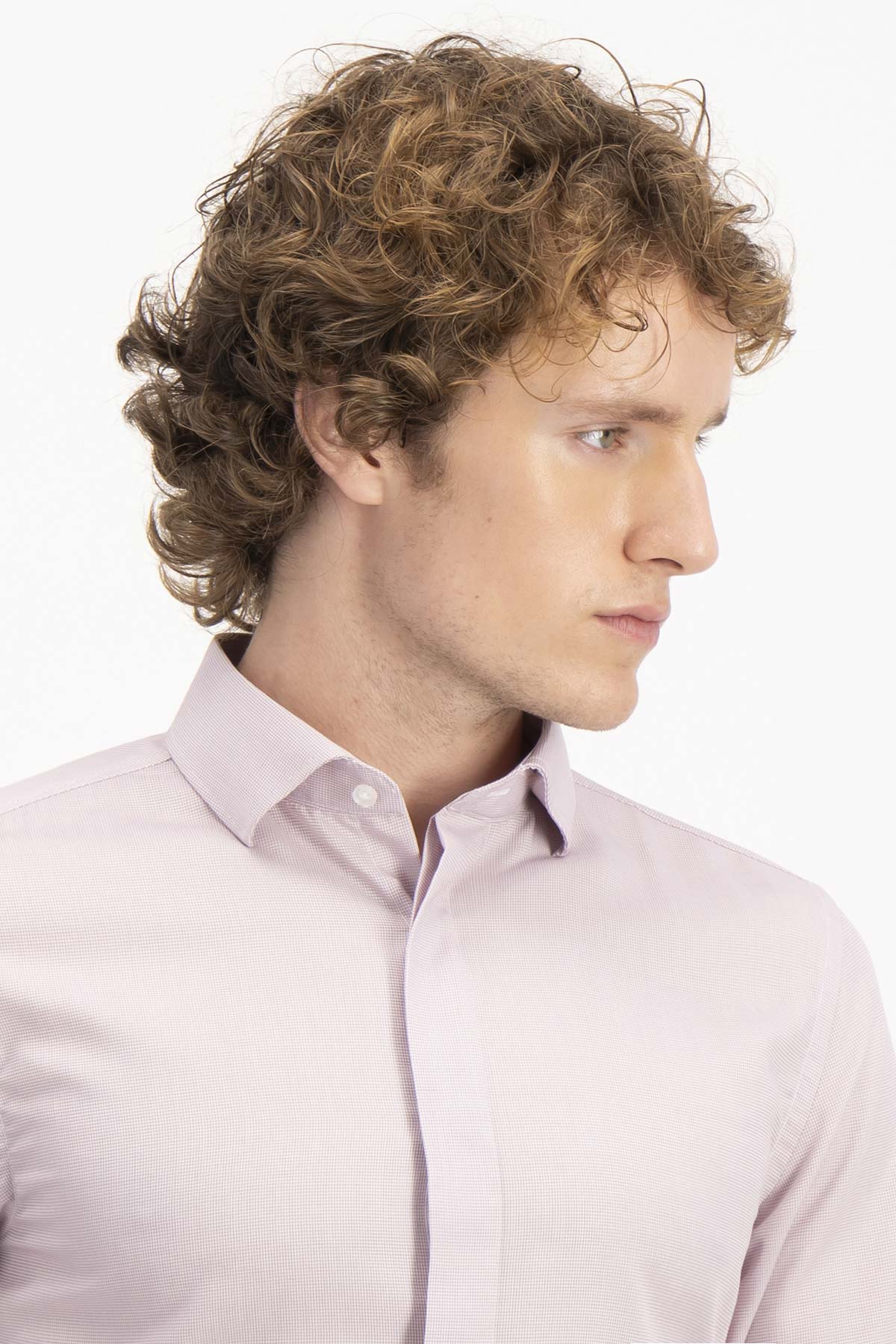 CAMISA FORMAL BAMBOO FIBER SKINNY FIT LMENTAL image number 2
