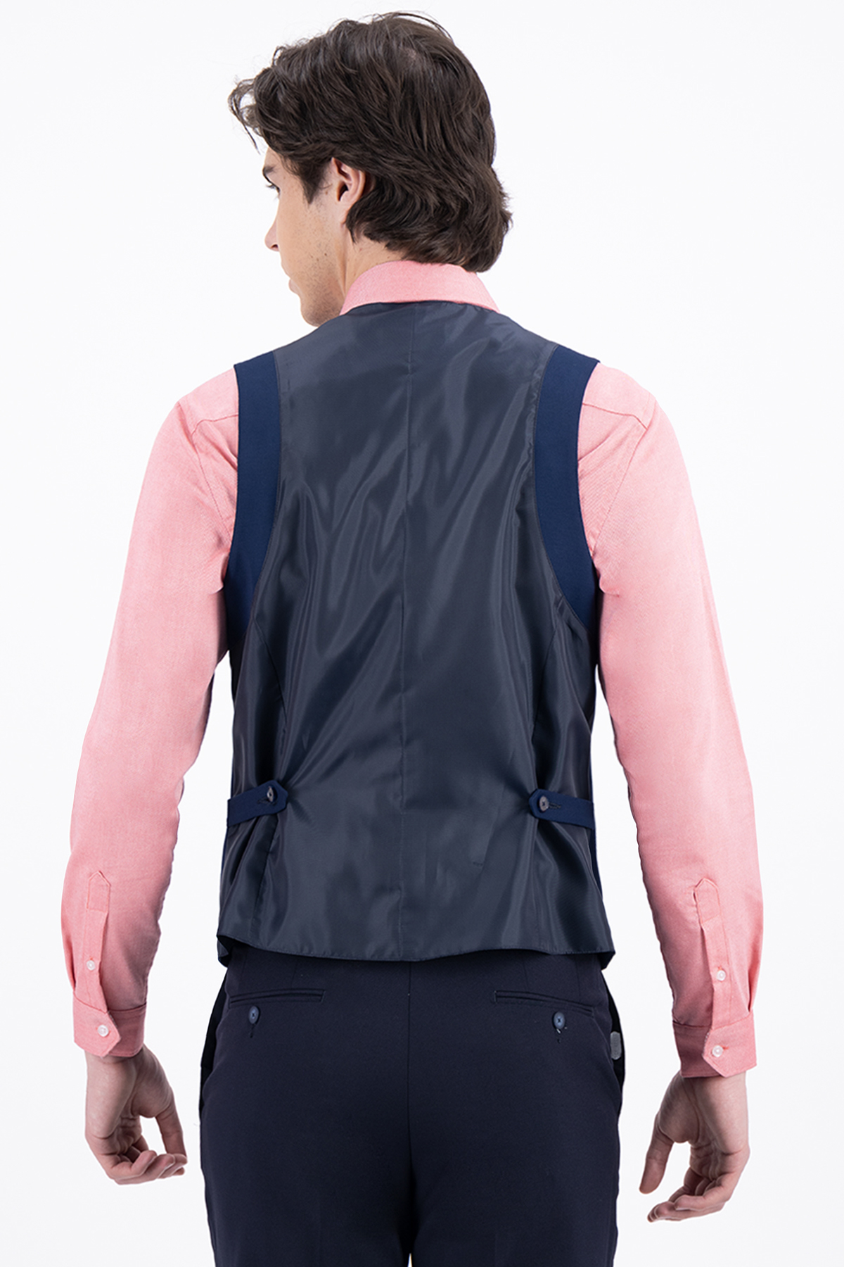 CHALECO FORMAL AZUL MARINO SLIM FIT LMENTAL image number 2