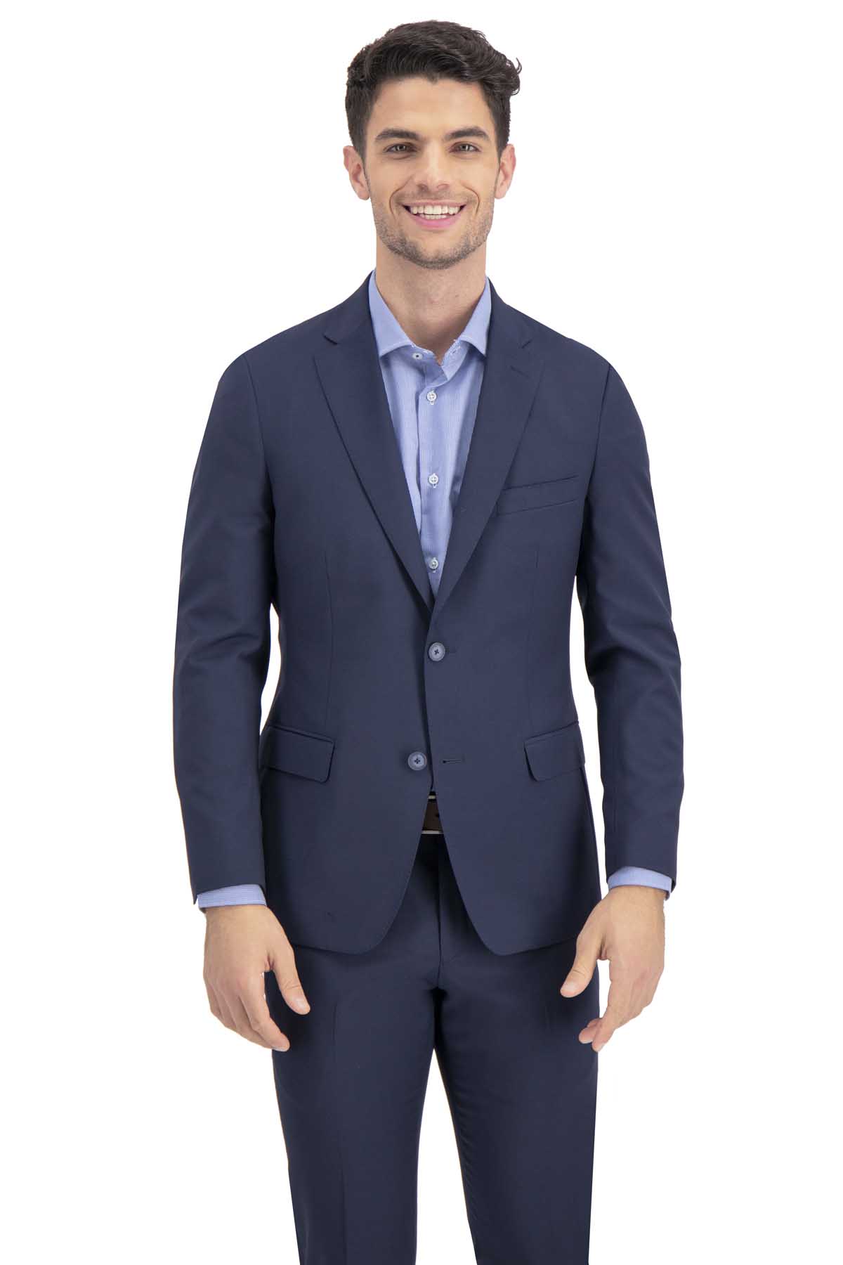 TRAJE AZUL MARINO SLIM FIT LAMBERTI image number 2
