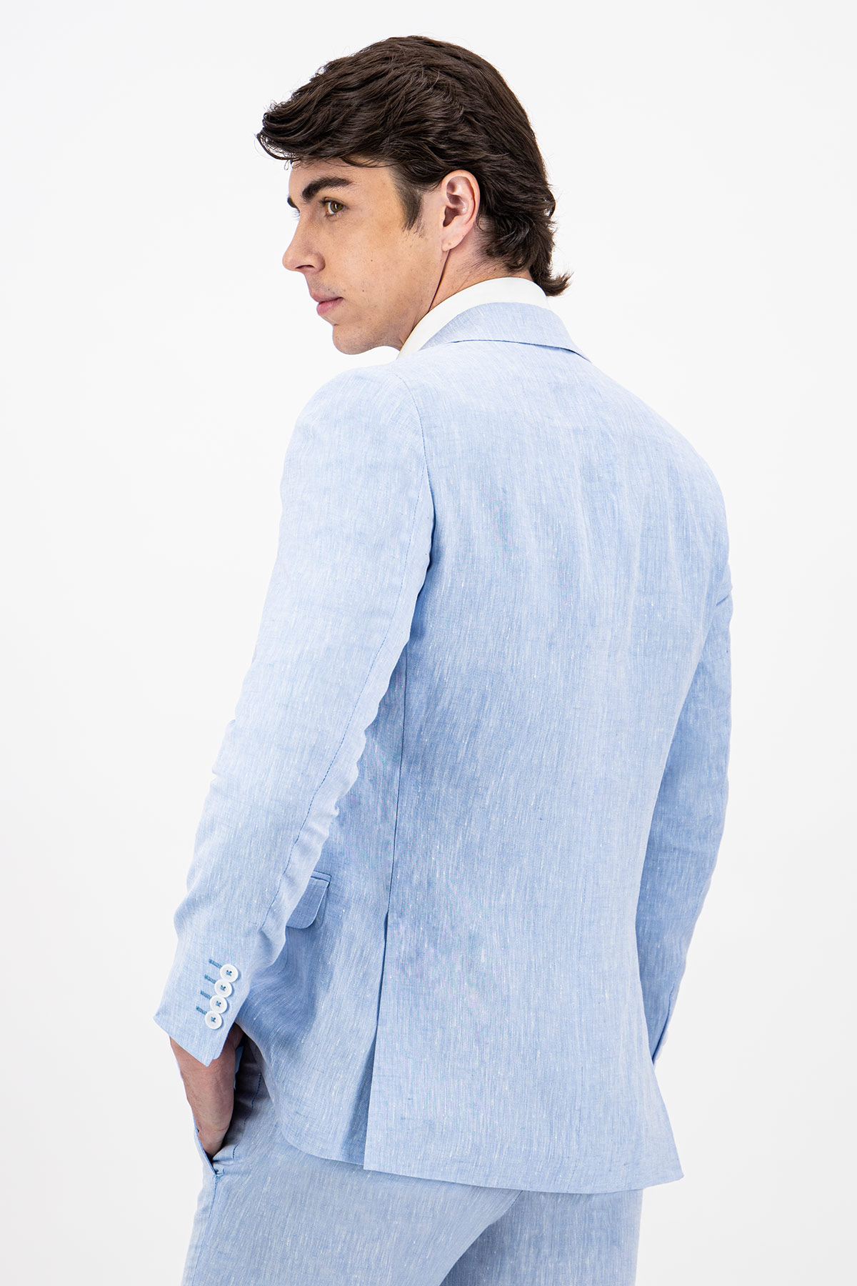 SACO SEPARATE AZUL CLARO SLIM FIT LMENTAL image number 2