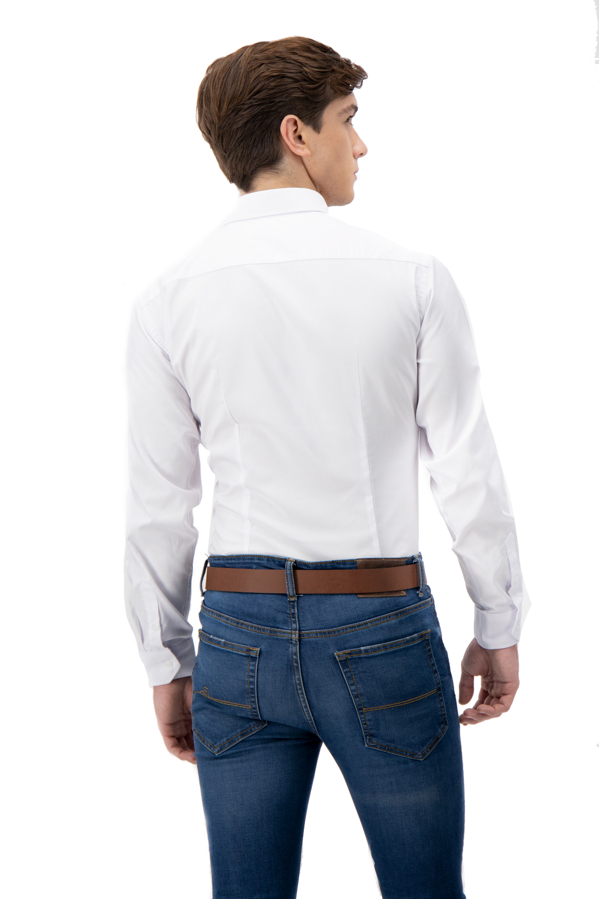CAMISA VESTIR BLANCO SLIM FIT LMENTAL image number 2