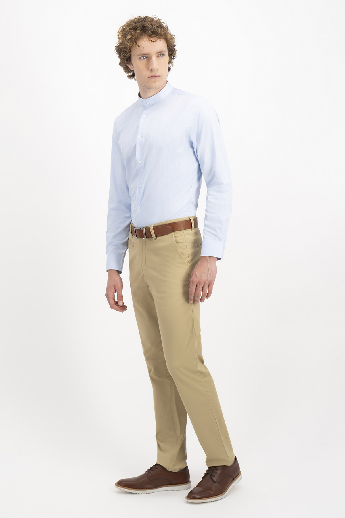 CAMISA FORMAL BAMBOO FIBER SKINNY FIT LMENTAL image number 3