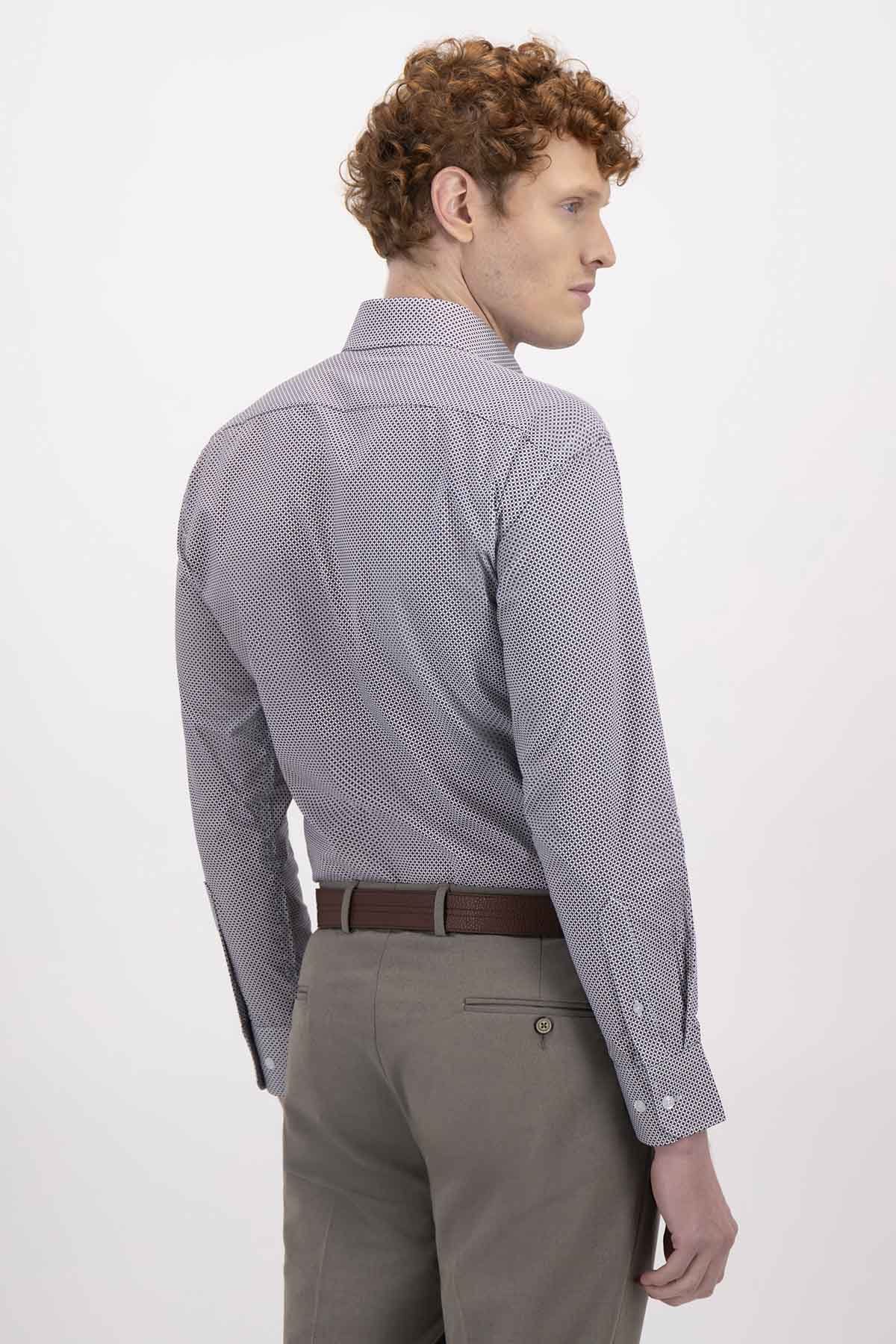 CAMISA FORMAL TENCEL EASY DRY CONTEMPORARY FIT LAMBERTI