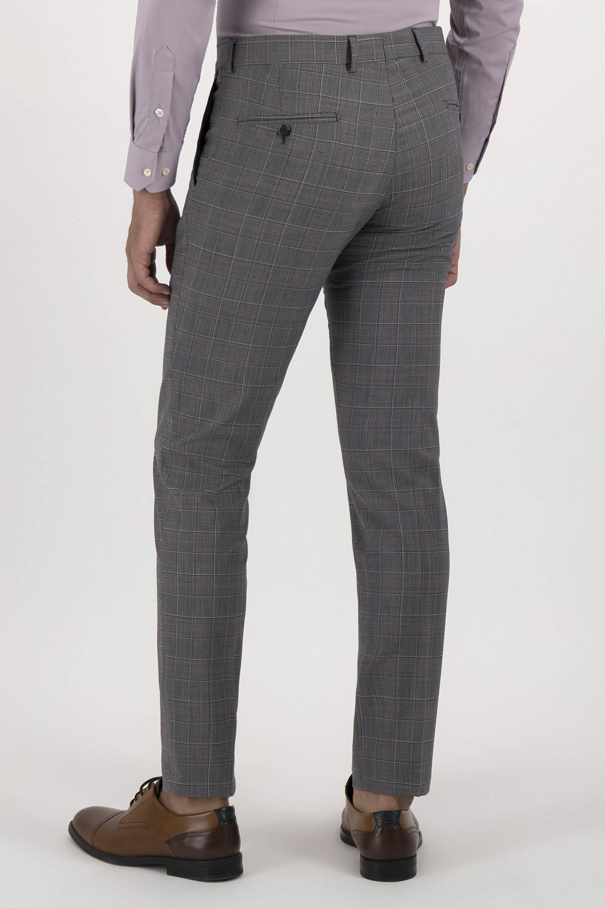 Traje Fresco Di Lana Slim Fit Lamberti image number 4