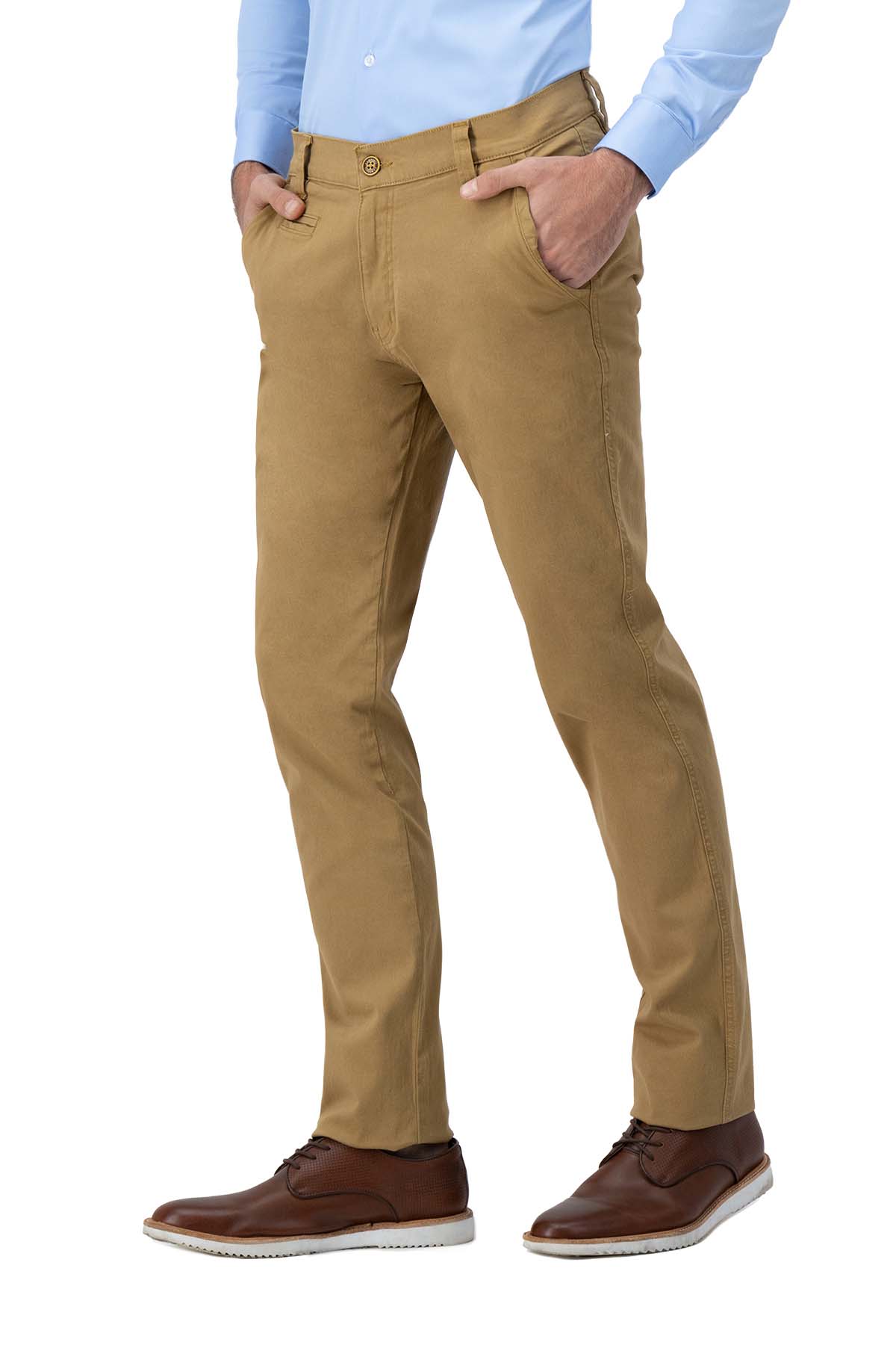 PANTALÓN SPORT CAFÉ CONTEMPORARY FIT LAMBERTI image number 1