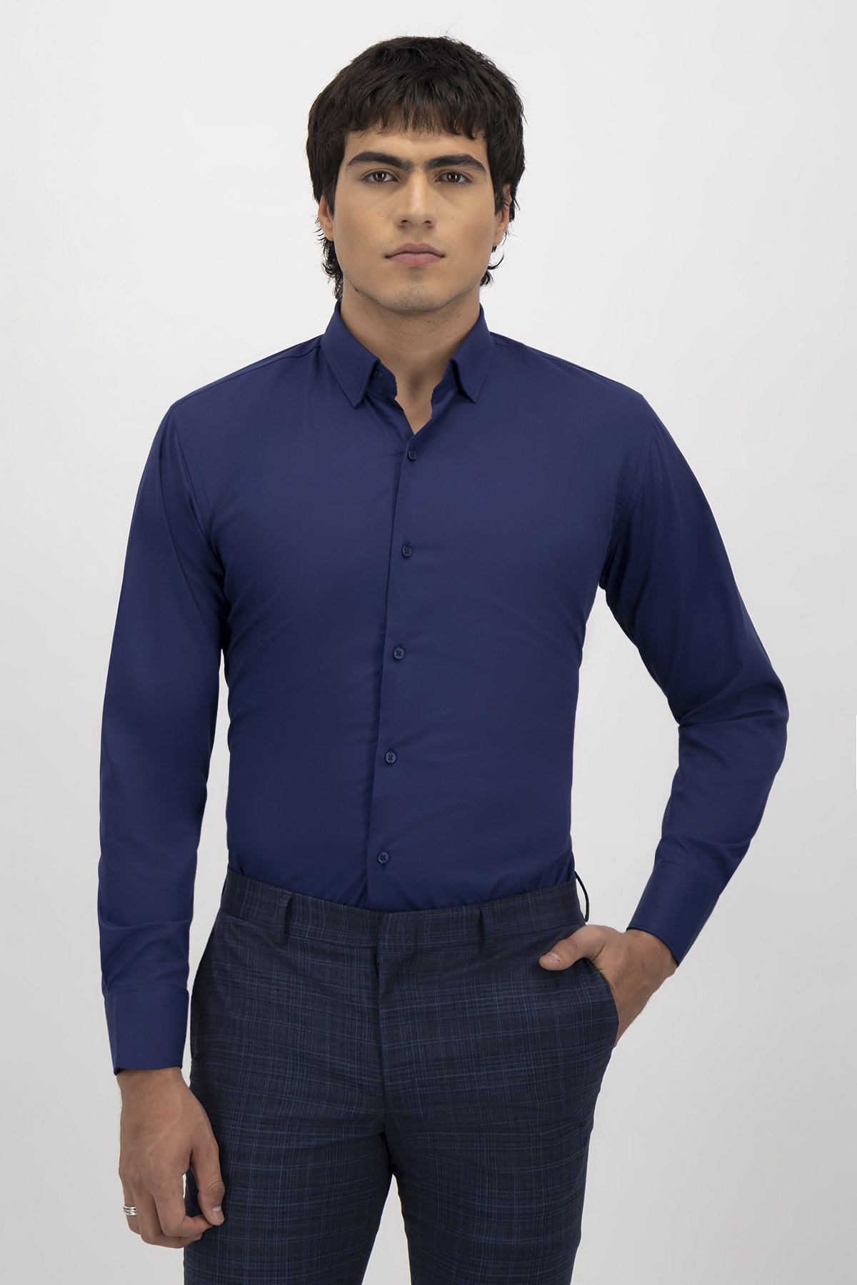 Camisa Formal Bamboo Fiber Slim Fit Lmental
