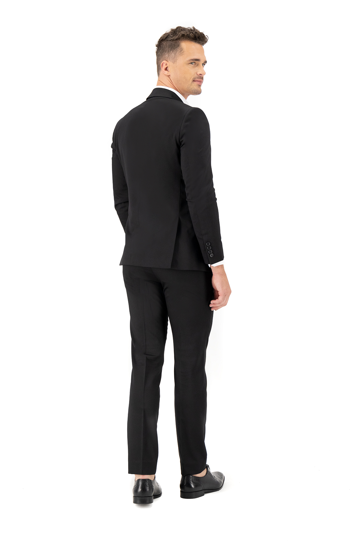 SACO VESTIR NEGRO SLIM FIT LMENTAL