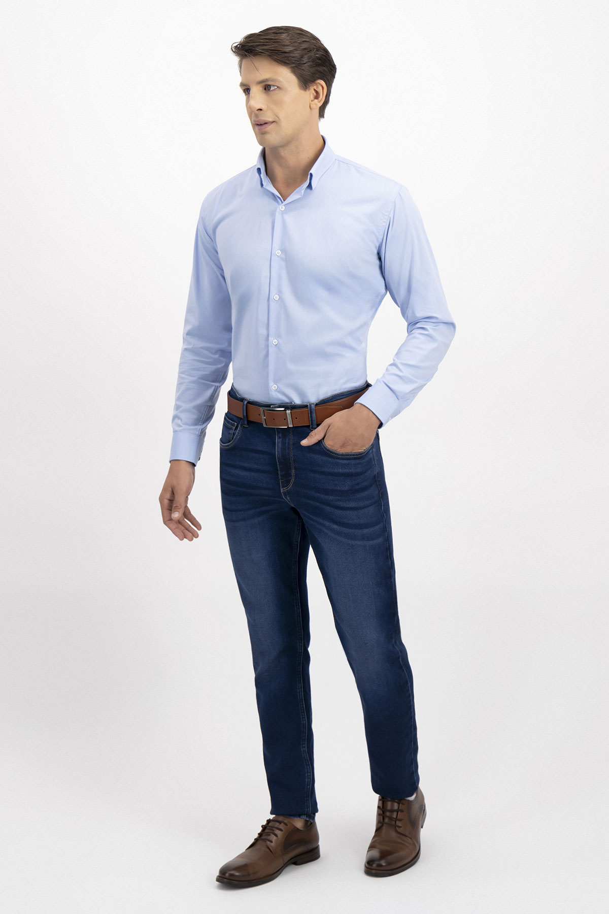 CAMISA FORMAL BAMBOO FIBER SLIM FIT LMENTAL image number 3