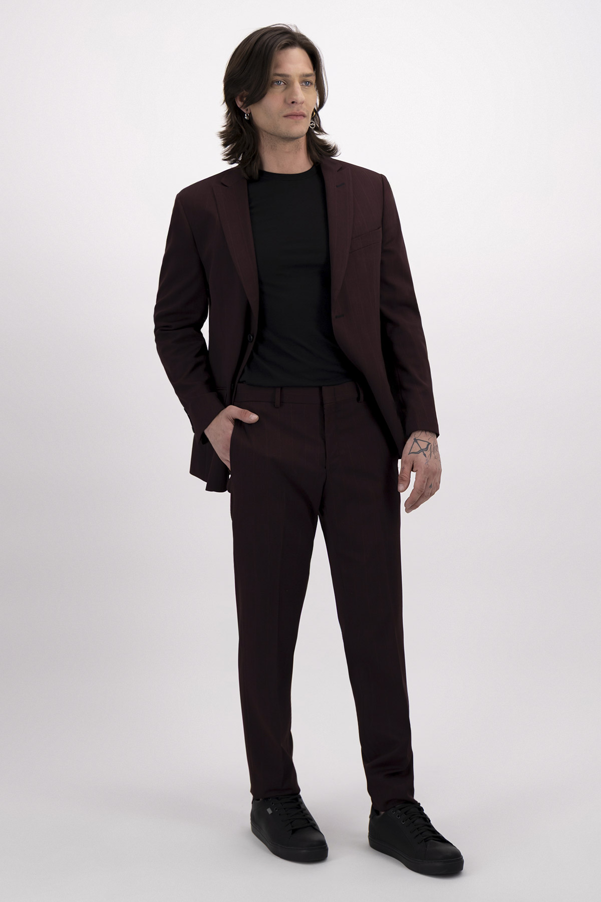 Saco separate formal slim fit lmental image number 2