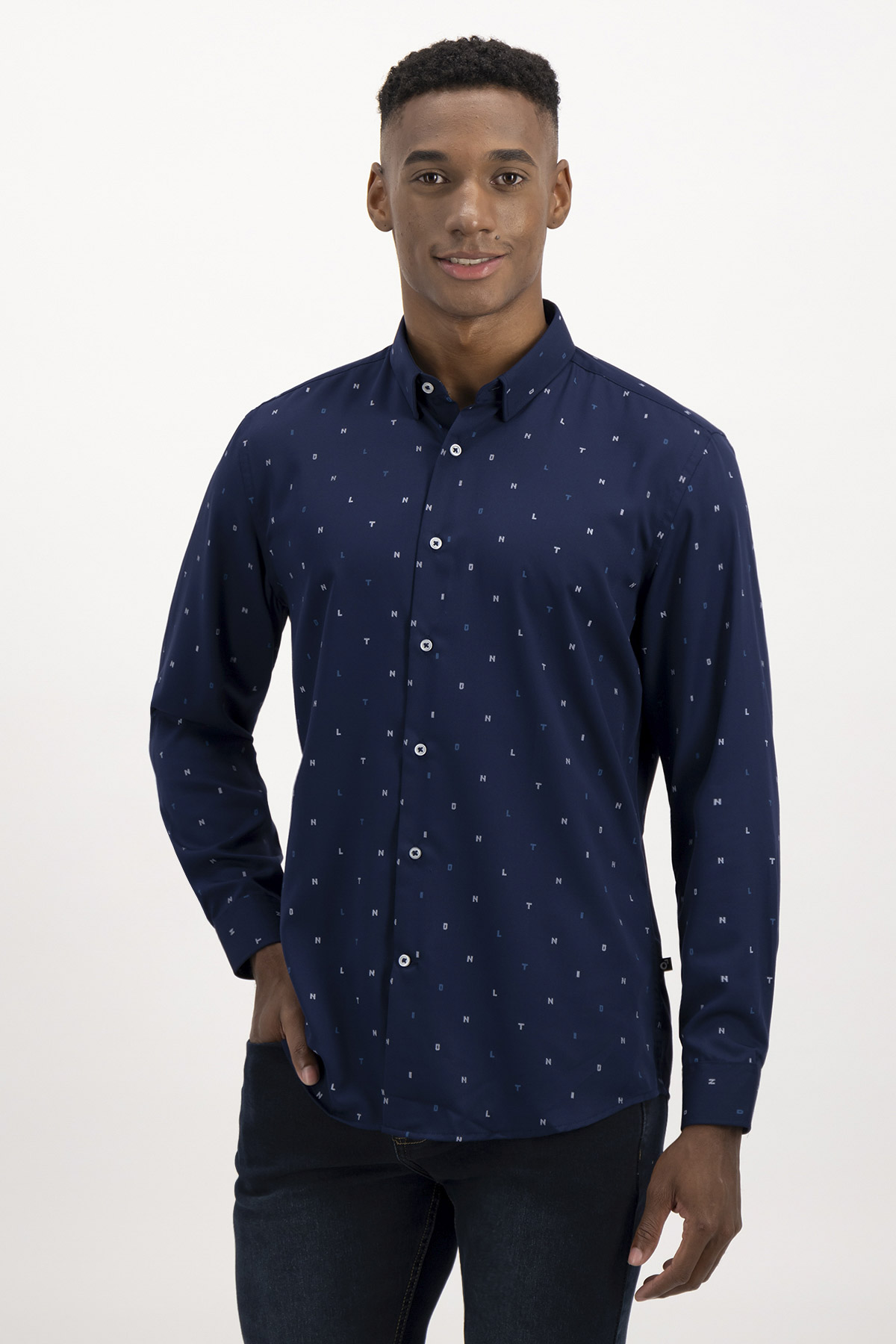 CAMISA CASUAL BAMBOO FIBER SLIM FIT LMENTAL image number 0