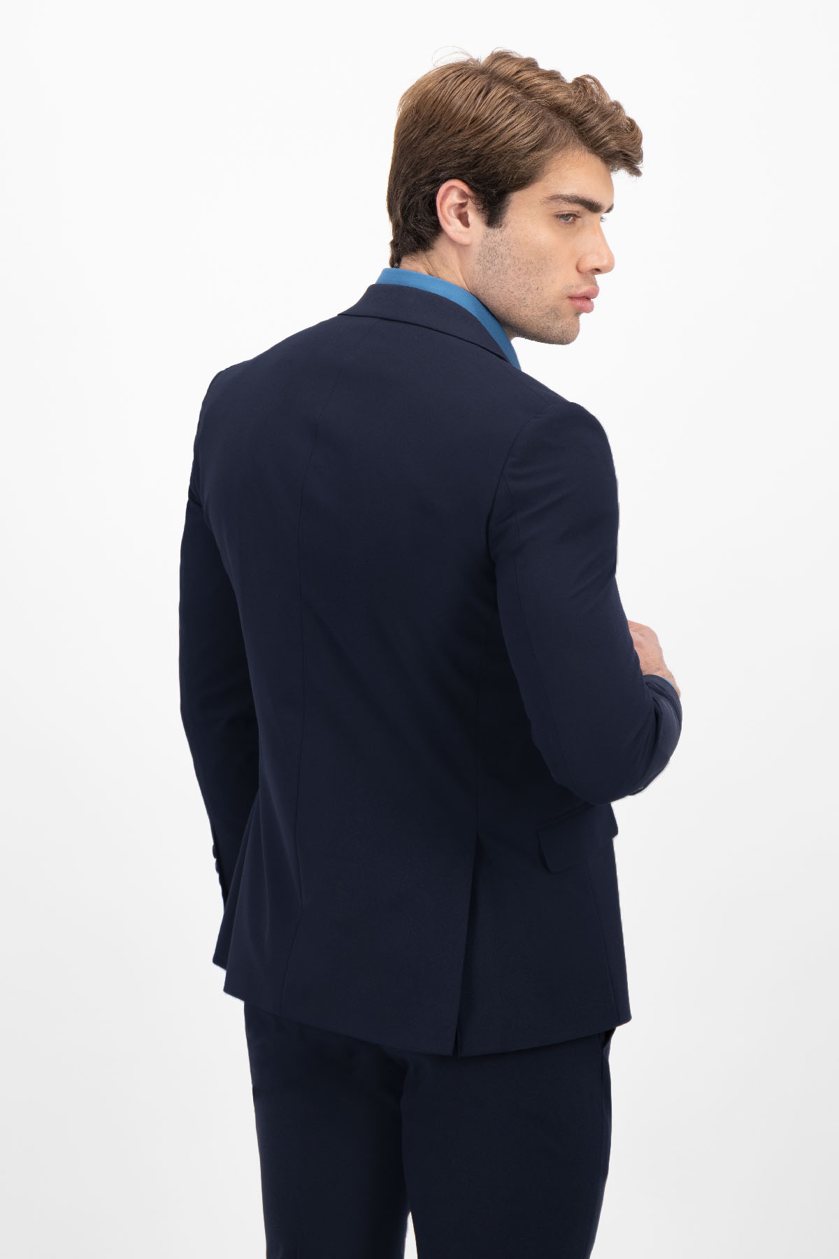 SACO SEPARATE AZUL MARINO SLIM FIT LMENTAL image number 2