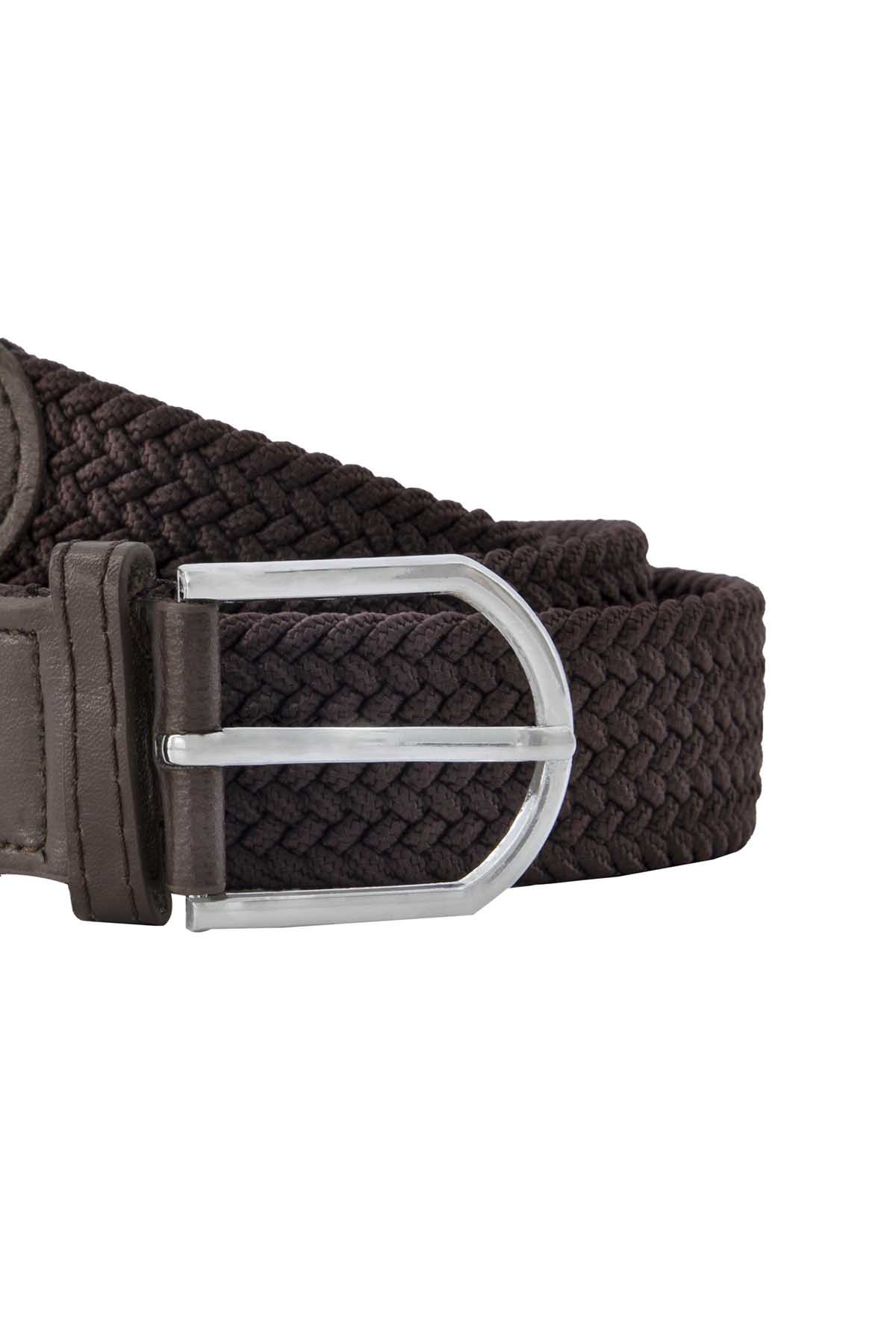 CINTURON GRIS OXFORD MENS FASHION