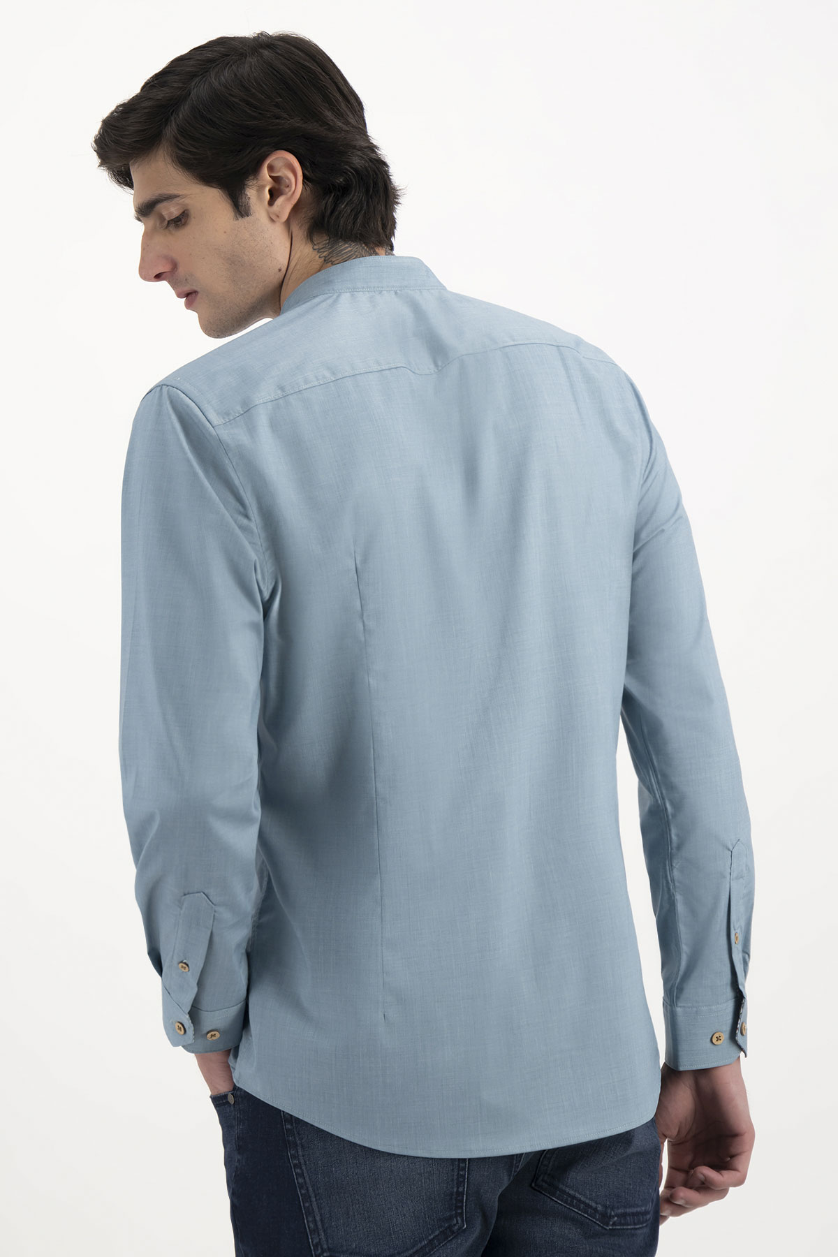 CAMISA CASUAL TLAOLLI SLIM FIT MENS FASHION