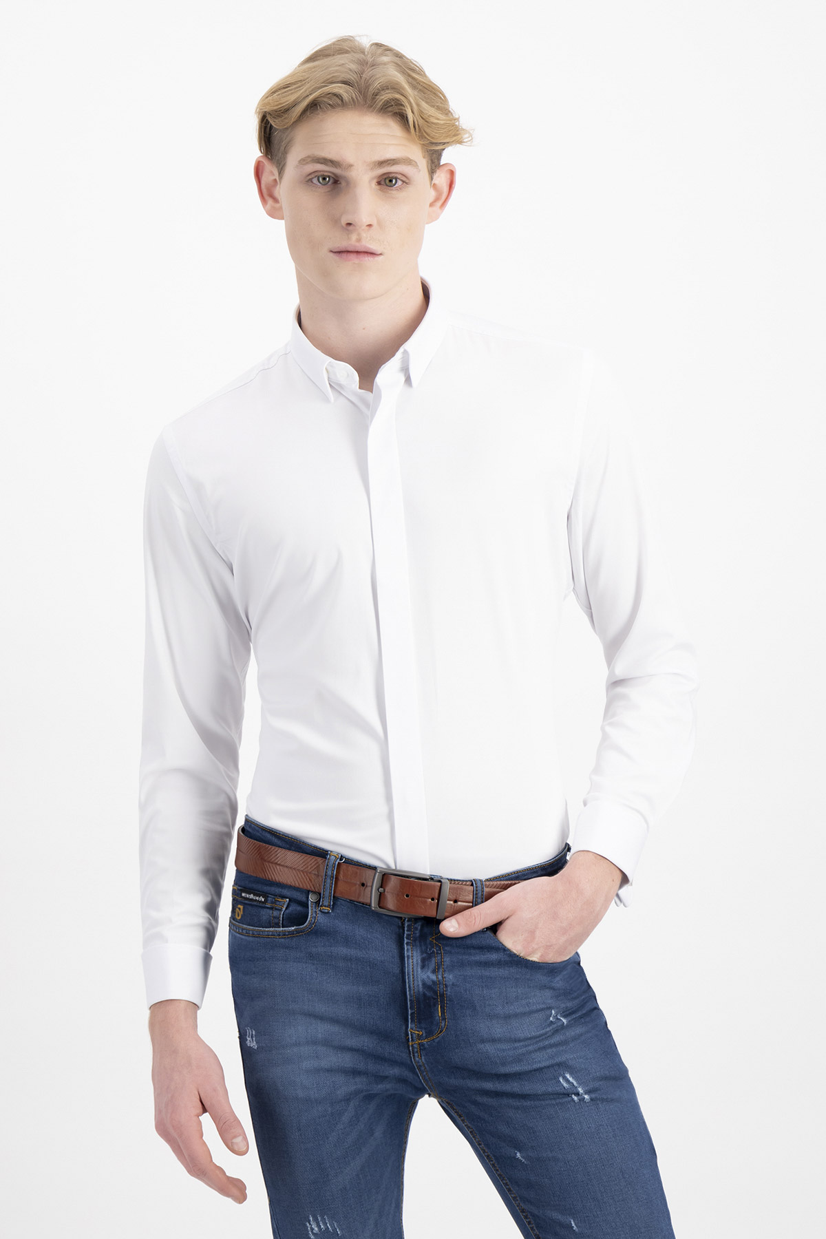 CAMISA CEREMONIA BAMBOO FIBER SLIM FIT LMENTAL