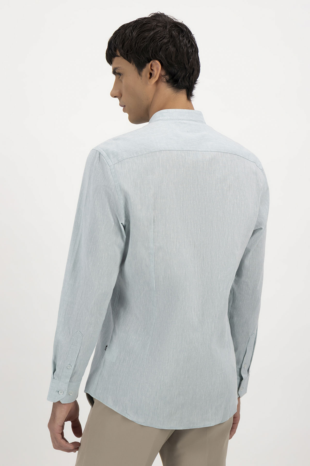 Camisa Casual Lino Slim Fit Lmental