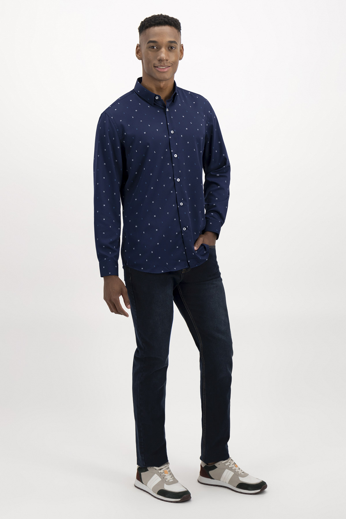 CAMISA CASUAL BAMBOO FIBER SLIM FIT LMENTAL image number 3