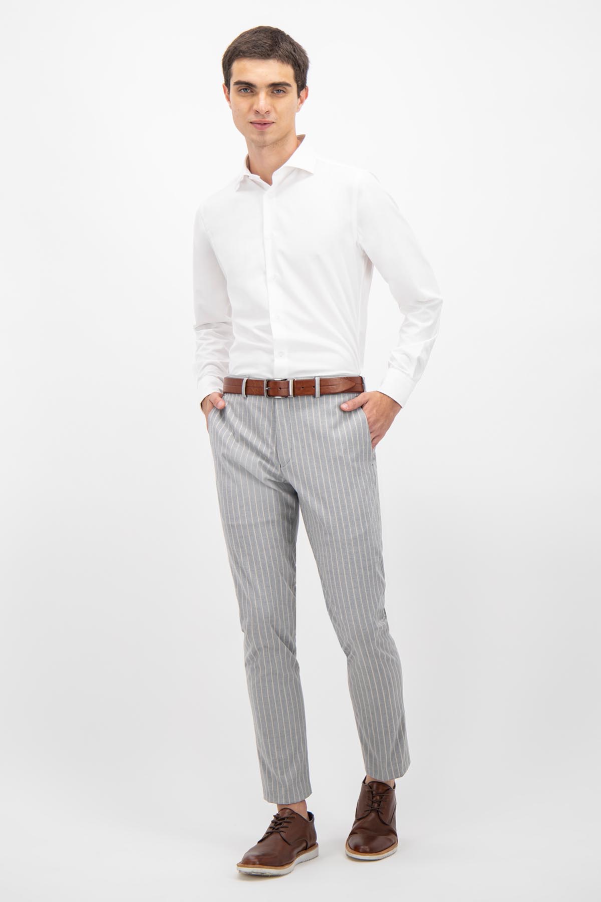 CAMISA VESTIR BAMBOO FIBER SKINNY FIT LMENTAL