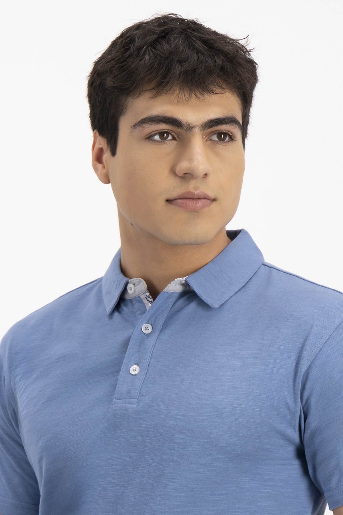 PLAYERA TIPO POLO CASUAL SLIM FIT LMENTAL image number 2