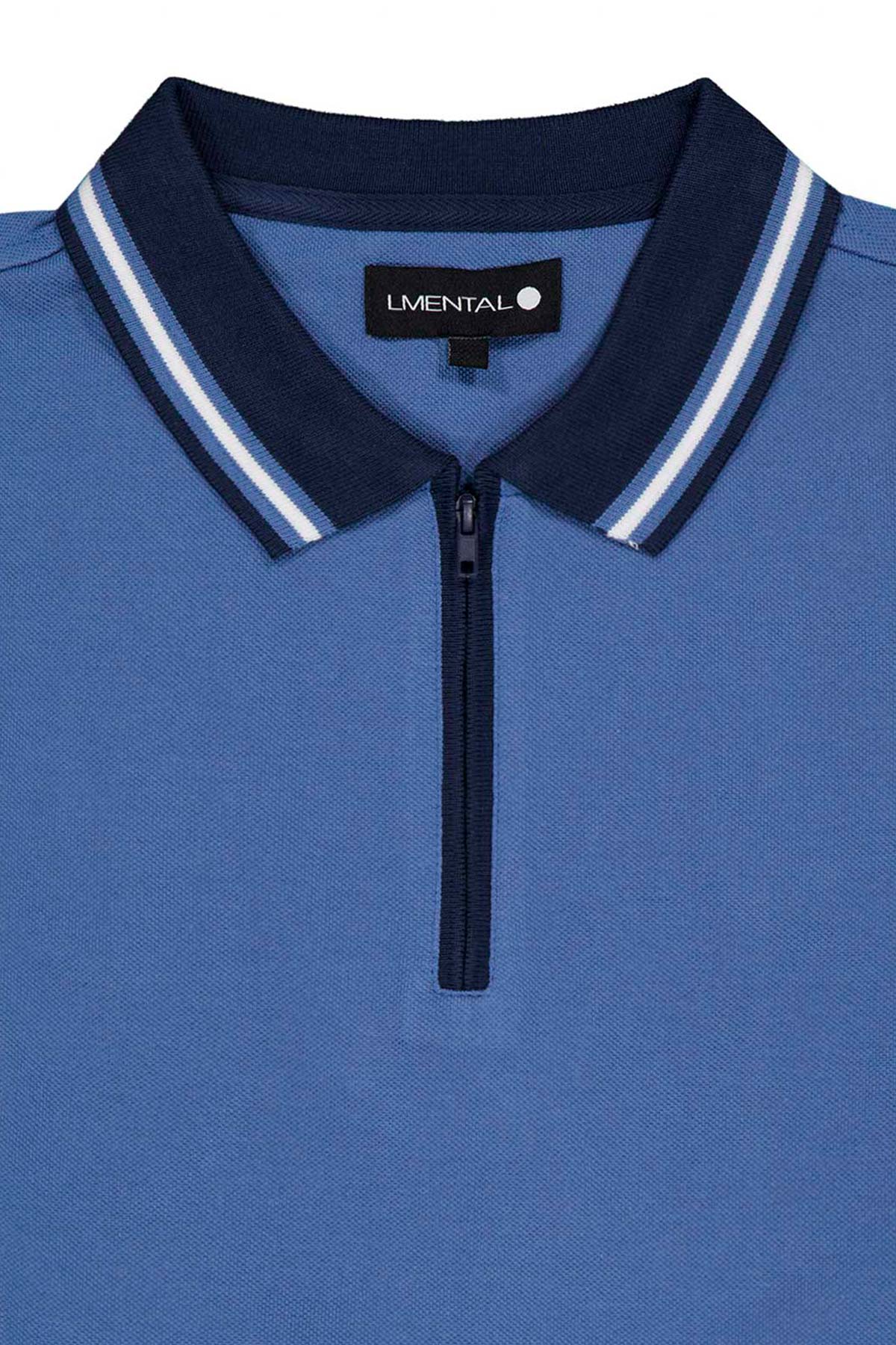 PLAYERA TIPO POLO CASUAL SLIM FIT LMENTAL image number 4