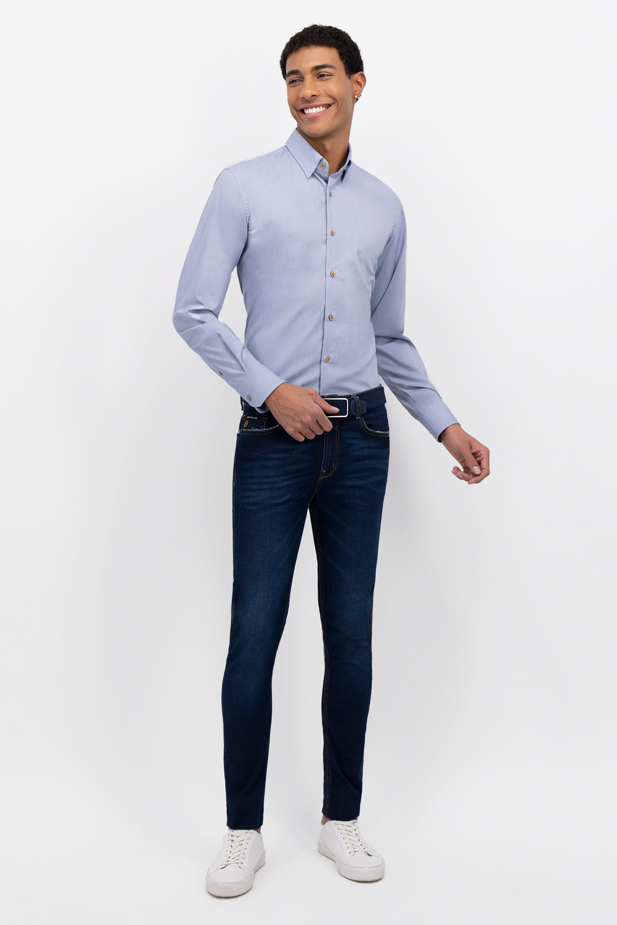 CAMISA FORMAL TLAOLLI CONTEMPORARY FIT MENS FASHION image number 2