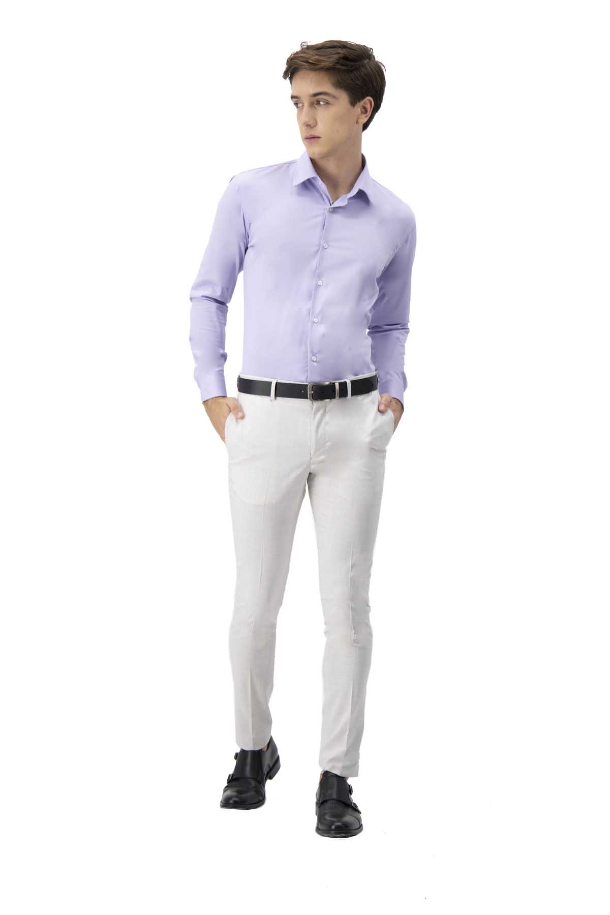 PANTALÓN SEPARATE GRIS SKINNY FIT LMENTAL image number 2