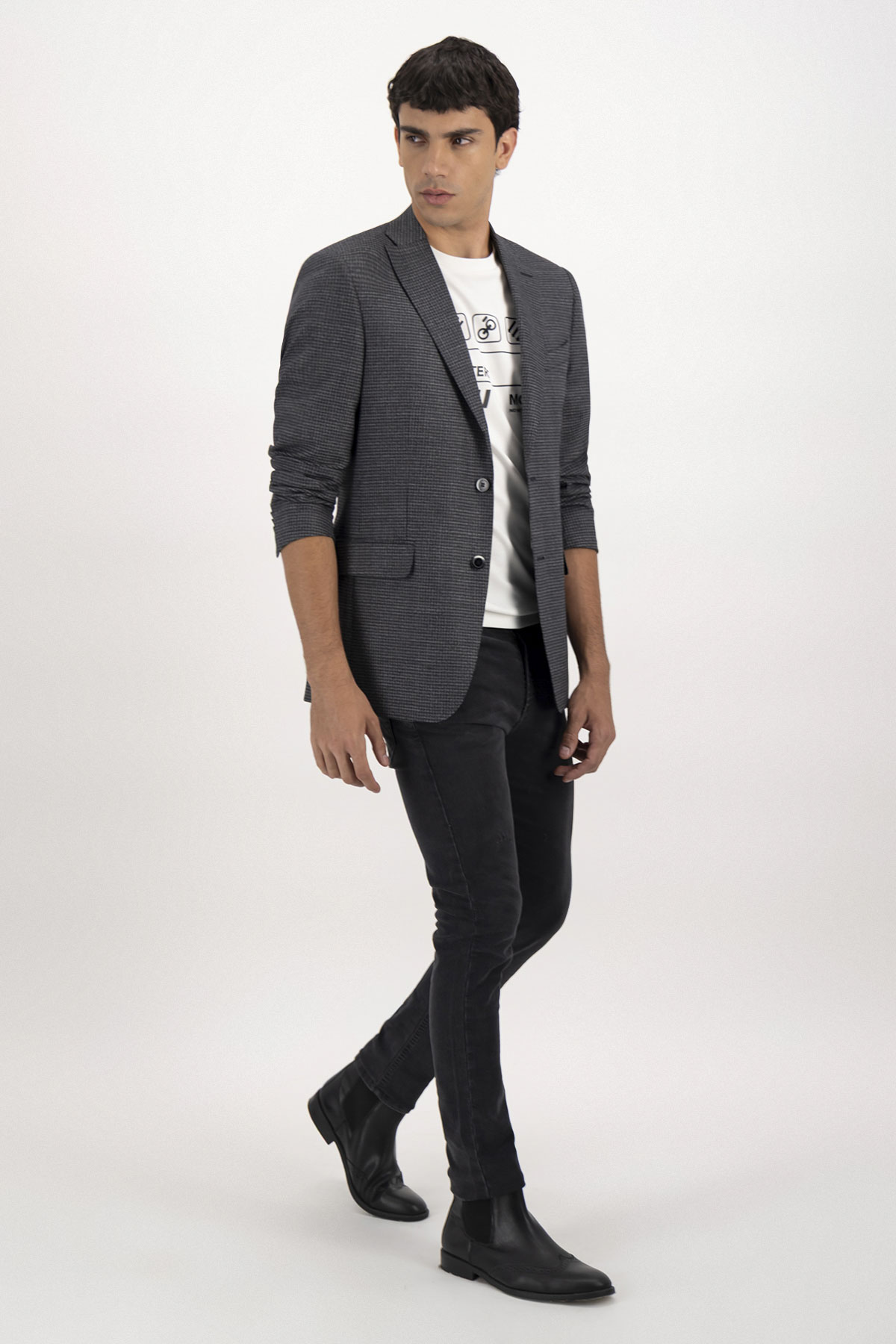 Saco Casual Fresco Di Lana Contemporary Fit Lamberti image number 2