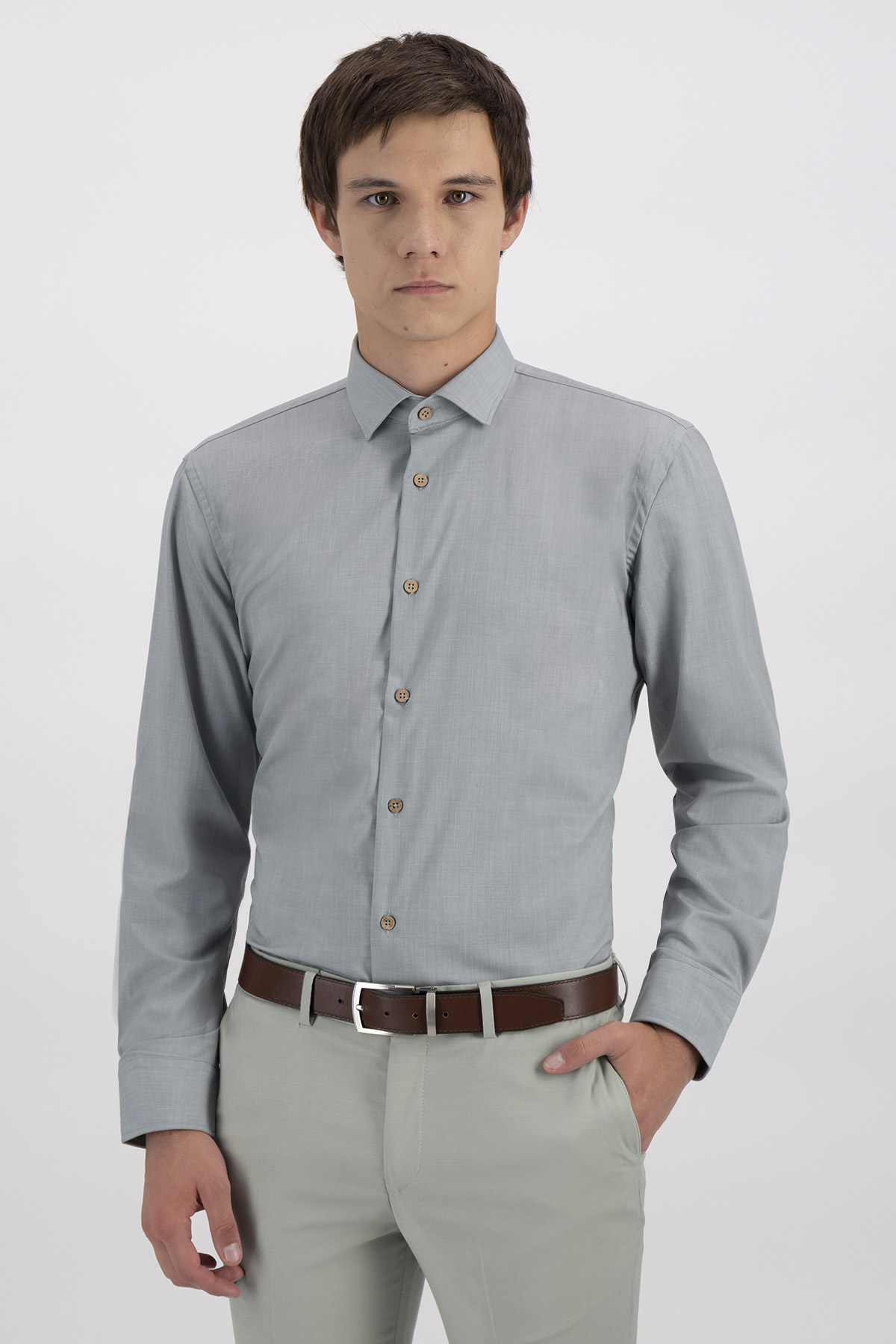 Camisa Formal Tlaolli Slim Fit image number 2