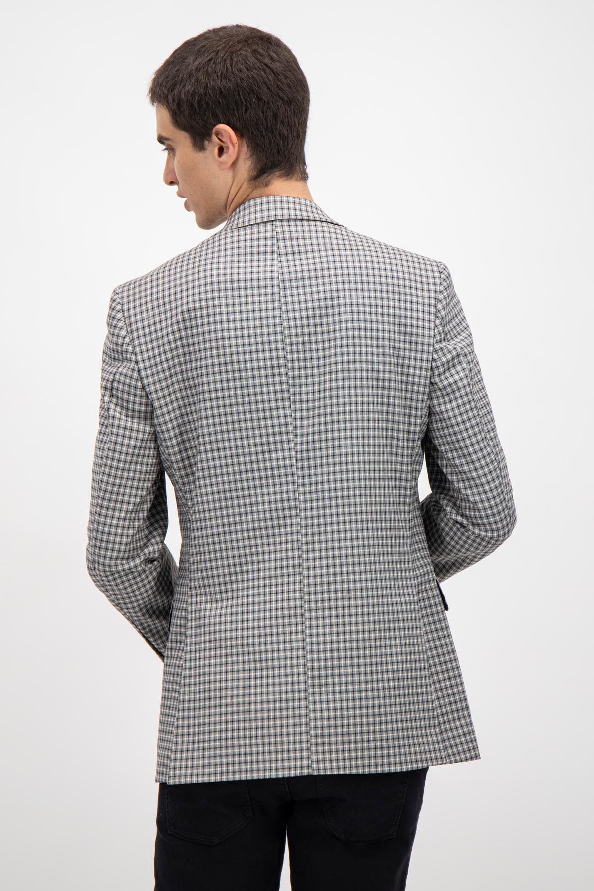 SACO CASUAL GRIS CONTEMPORARY FIT SONNETI UO image number 2