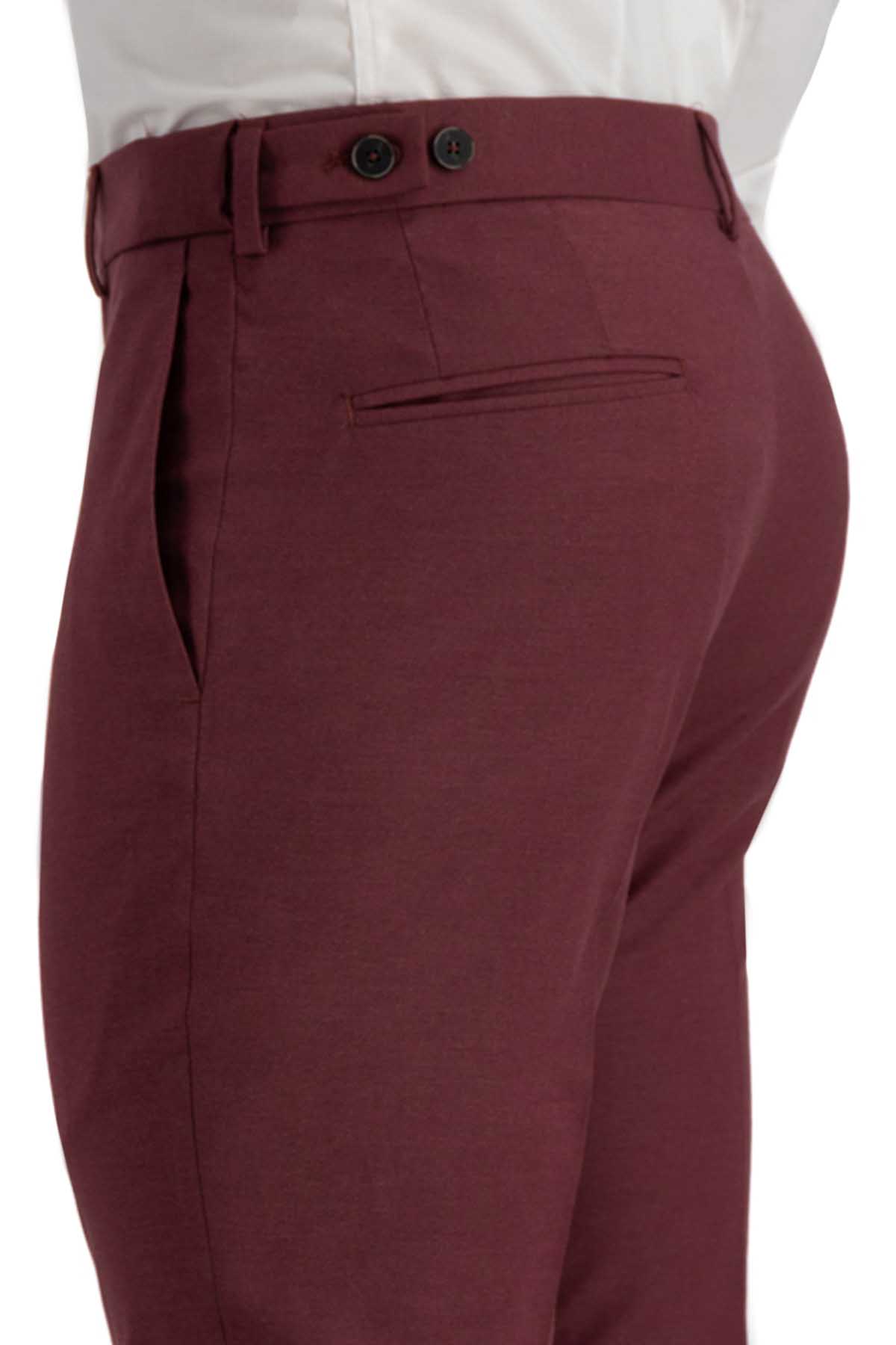 PANTALÓN VESTIR VINO SLIM FIT LMENTAL image number 3