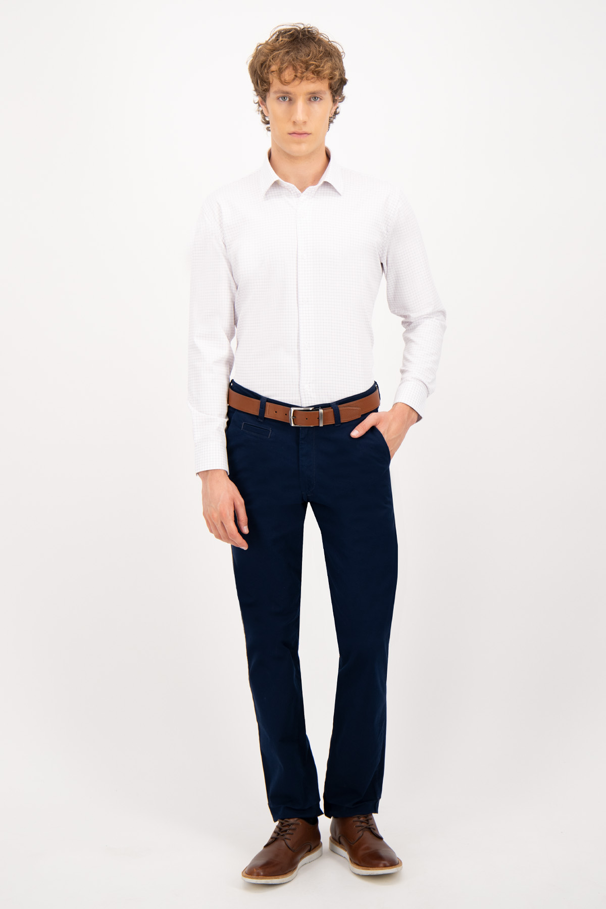 CAMISA FORMAL BAMBOO FIBEER SLIM FIT LMENTAL image number 3