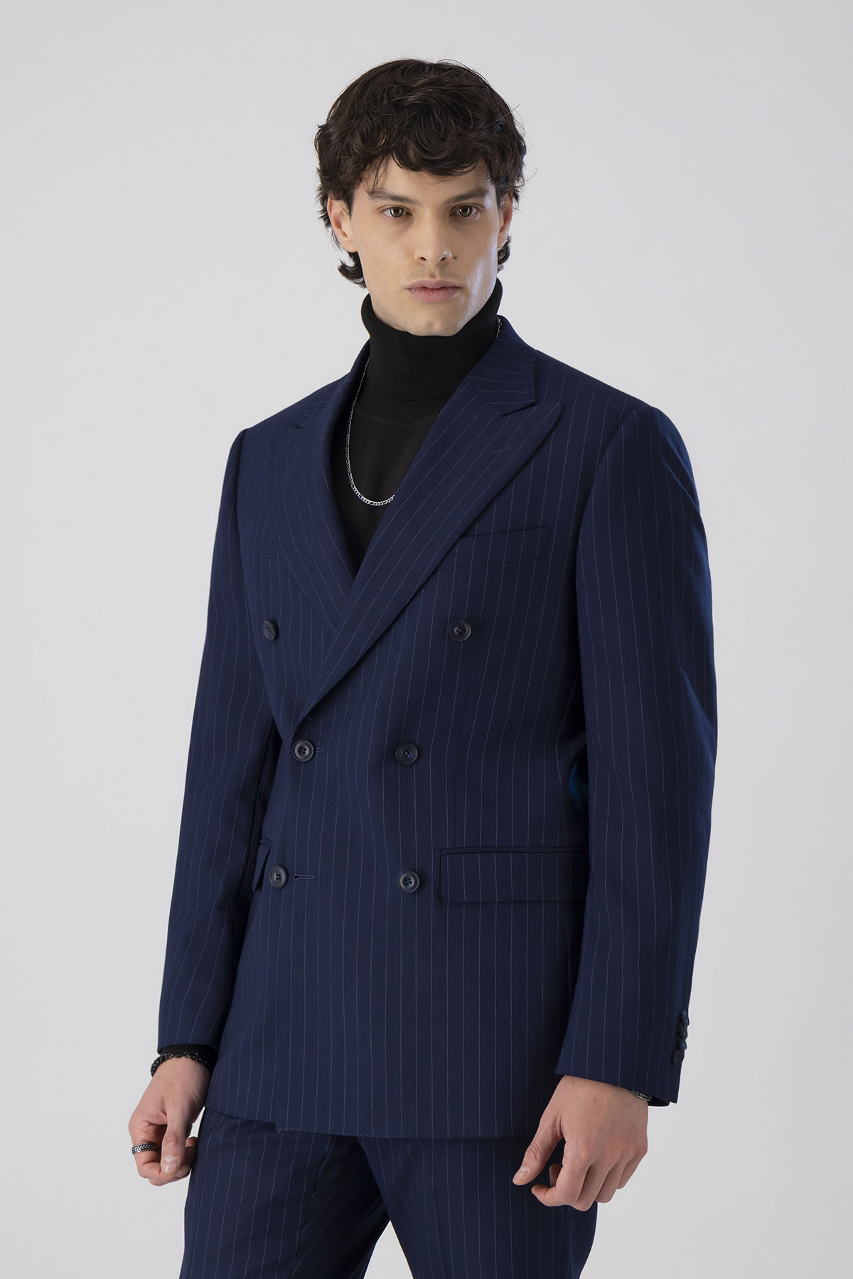 Traje Fresco Di Lana Slim Fit Lamberti image number 2