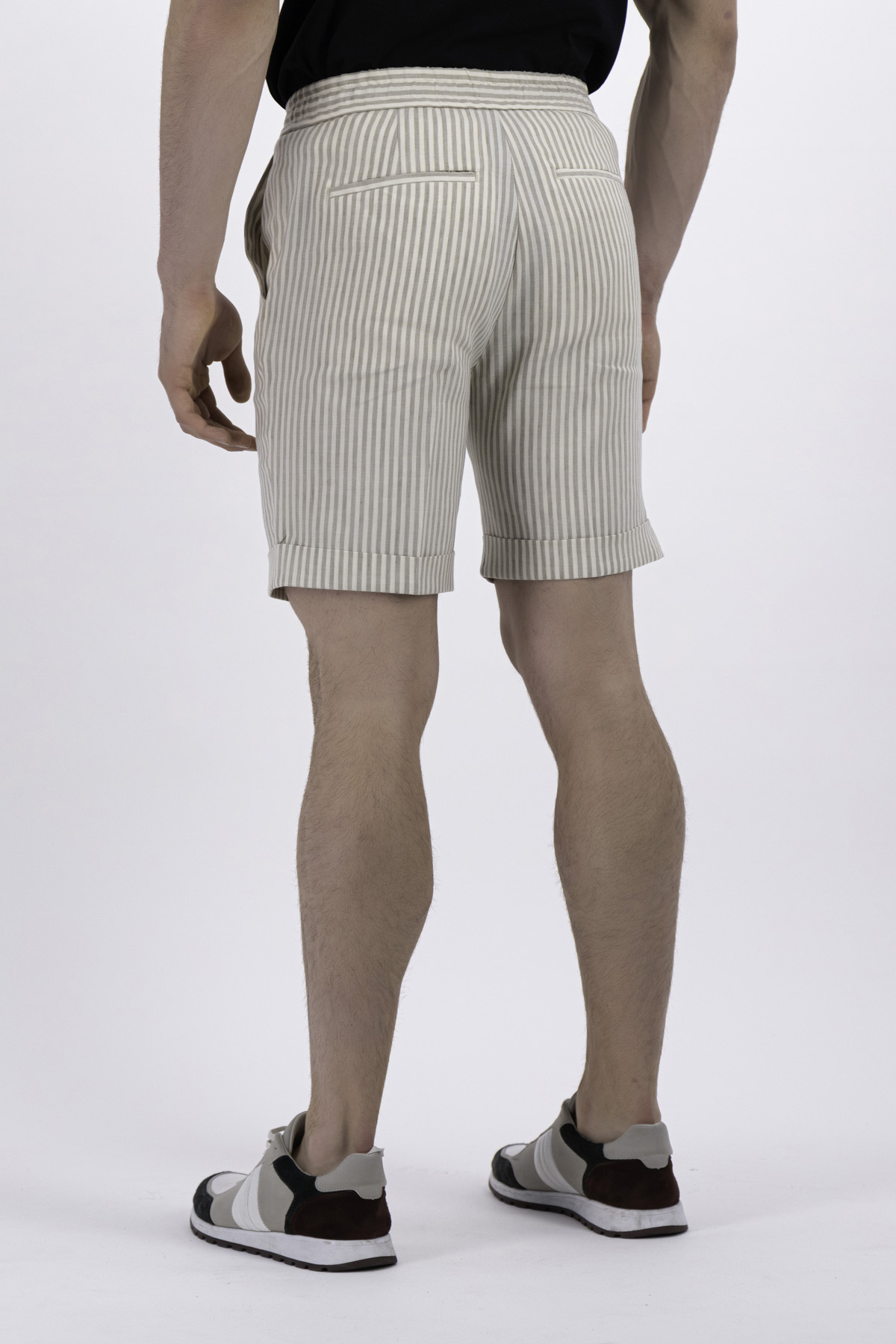 BERMUDA BEIGE SLIM FIT LMENTAL image number 2