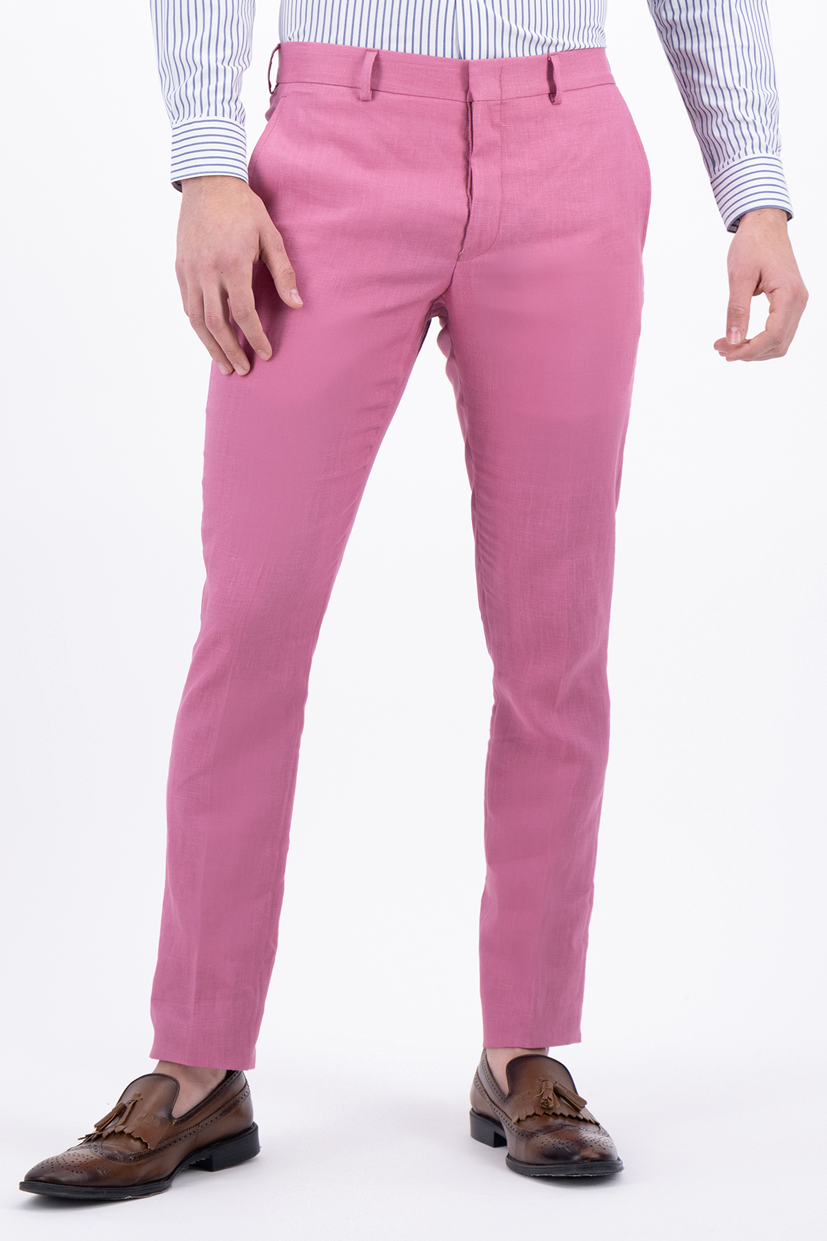 PANTALÓN SEPARATE ROSA OBSCURO SLIM FIT LMENTAL image number null