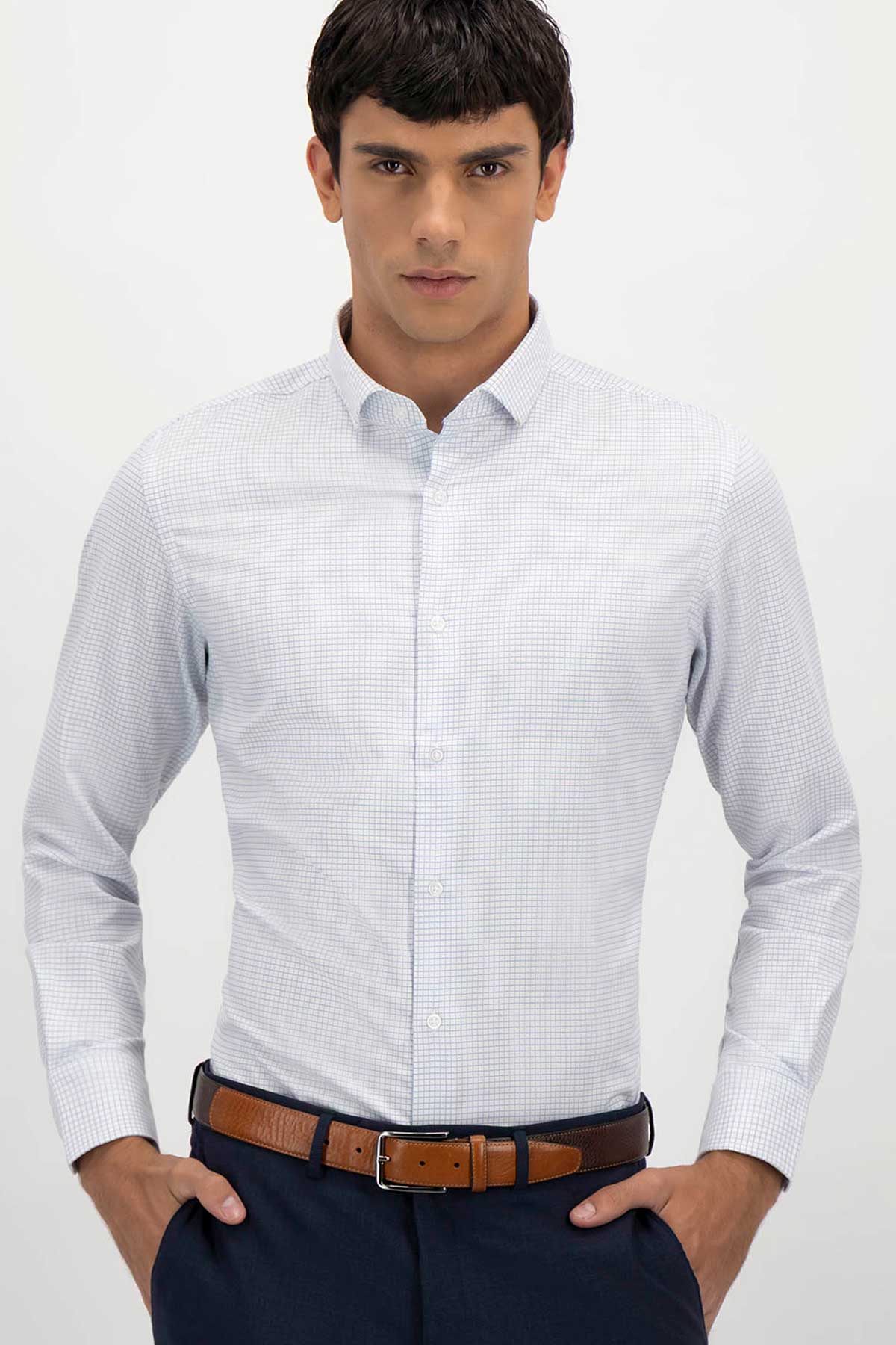 Camisa Formal Bamboo Fiber Skinny Fit Lmental