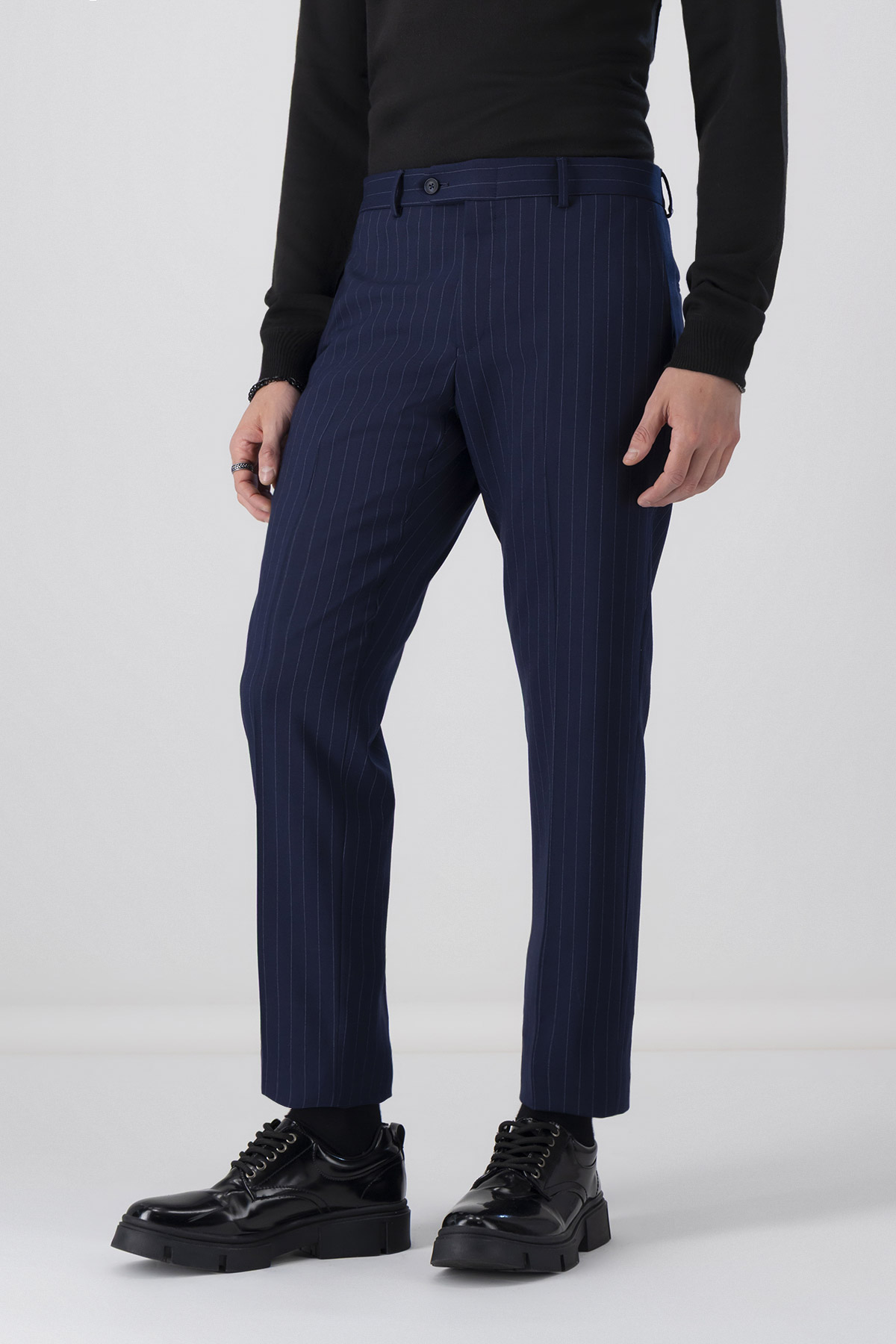 Traje Fresco Di Lana Slim Fit Lamberti image number 4
