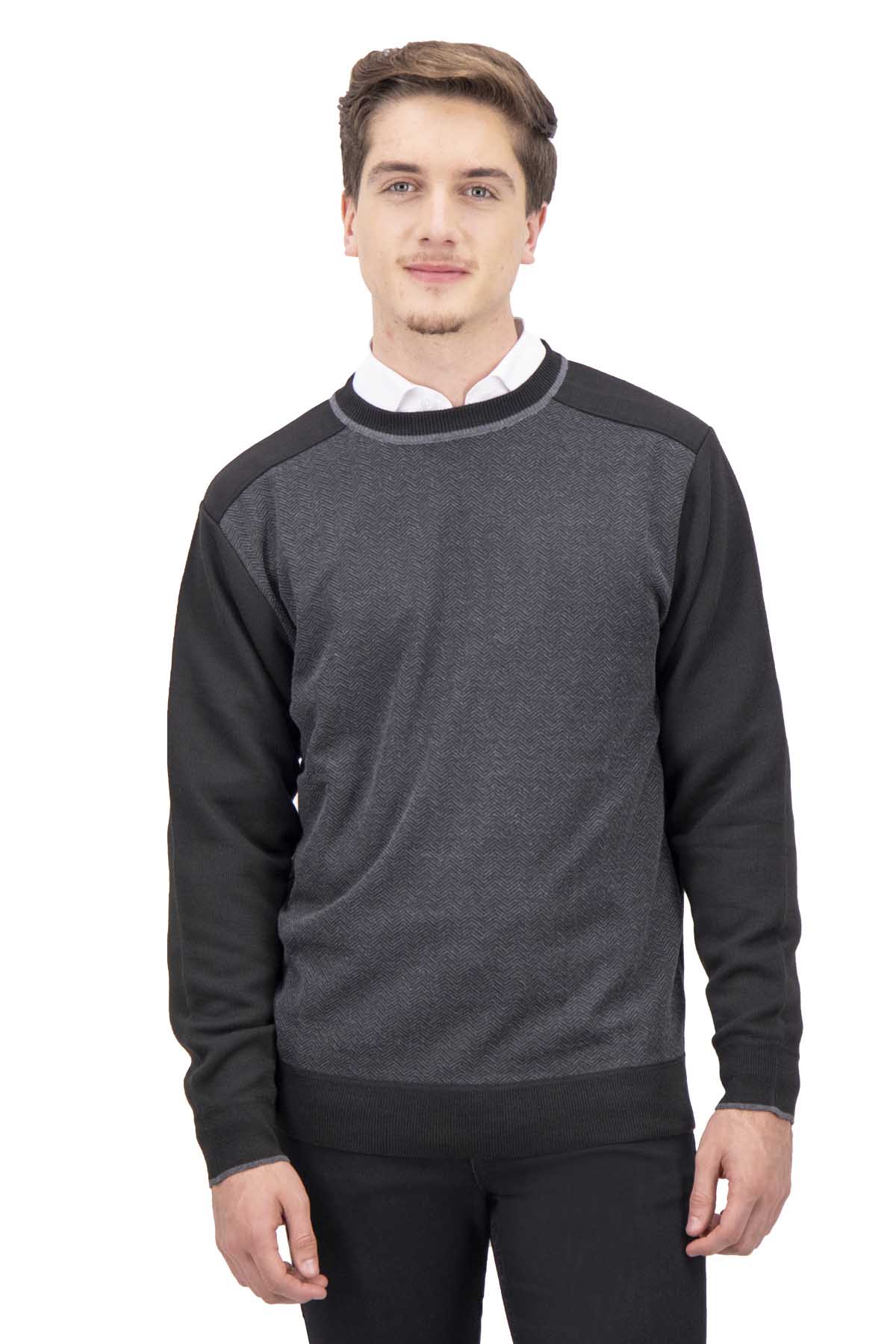SUETER GRIS OXFORD CONTEMPORARY FIT LMENTAL image number 0