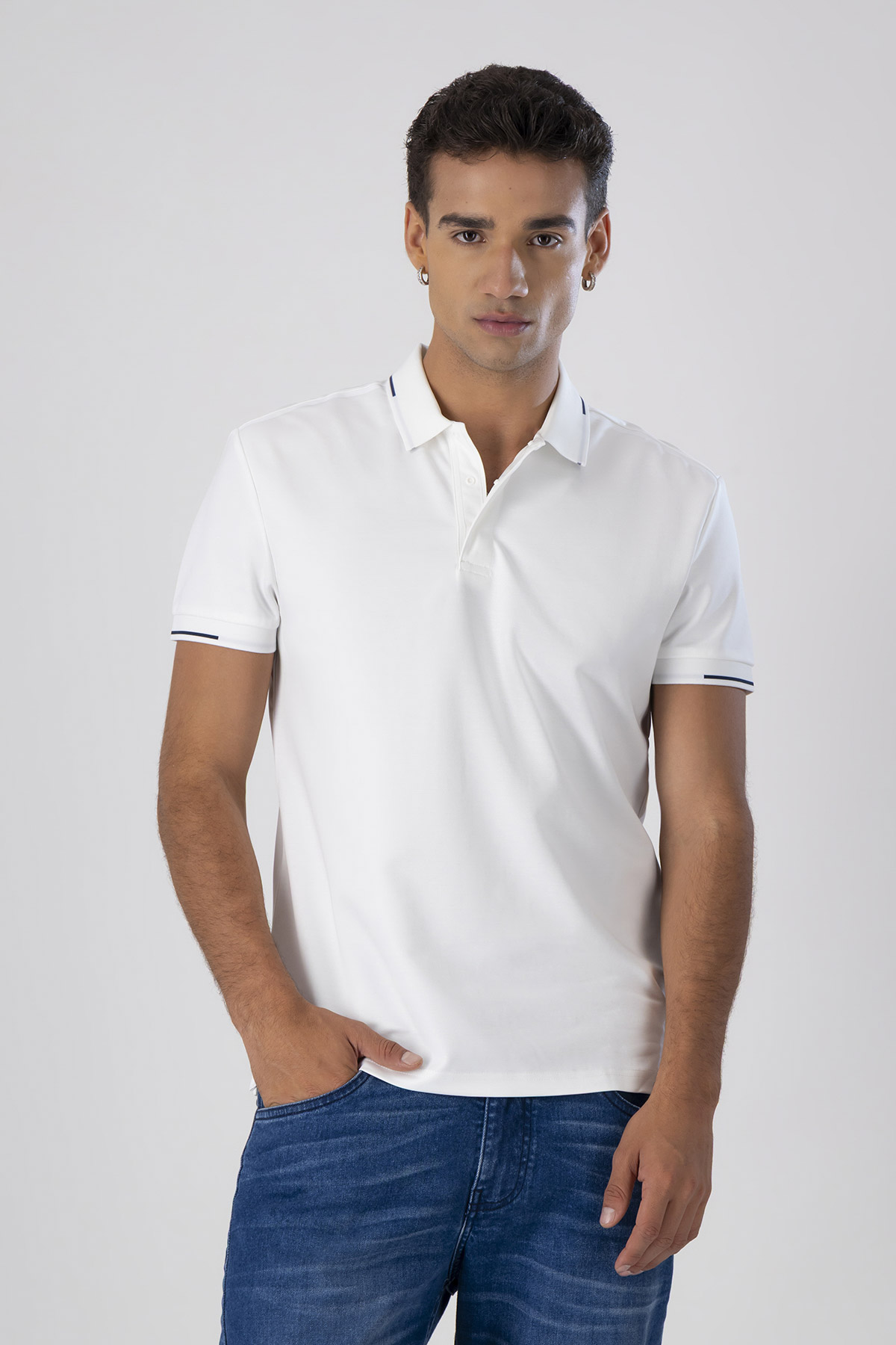 Playera Tipo Polo Move Slim Fit Lmental image number 2