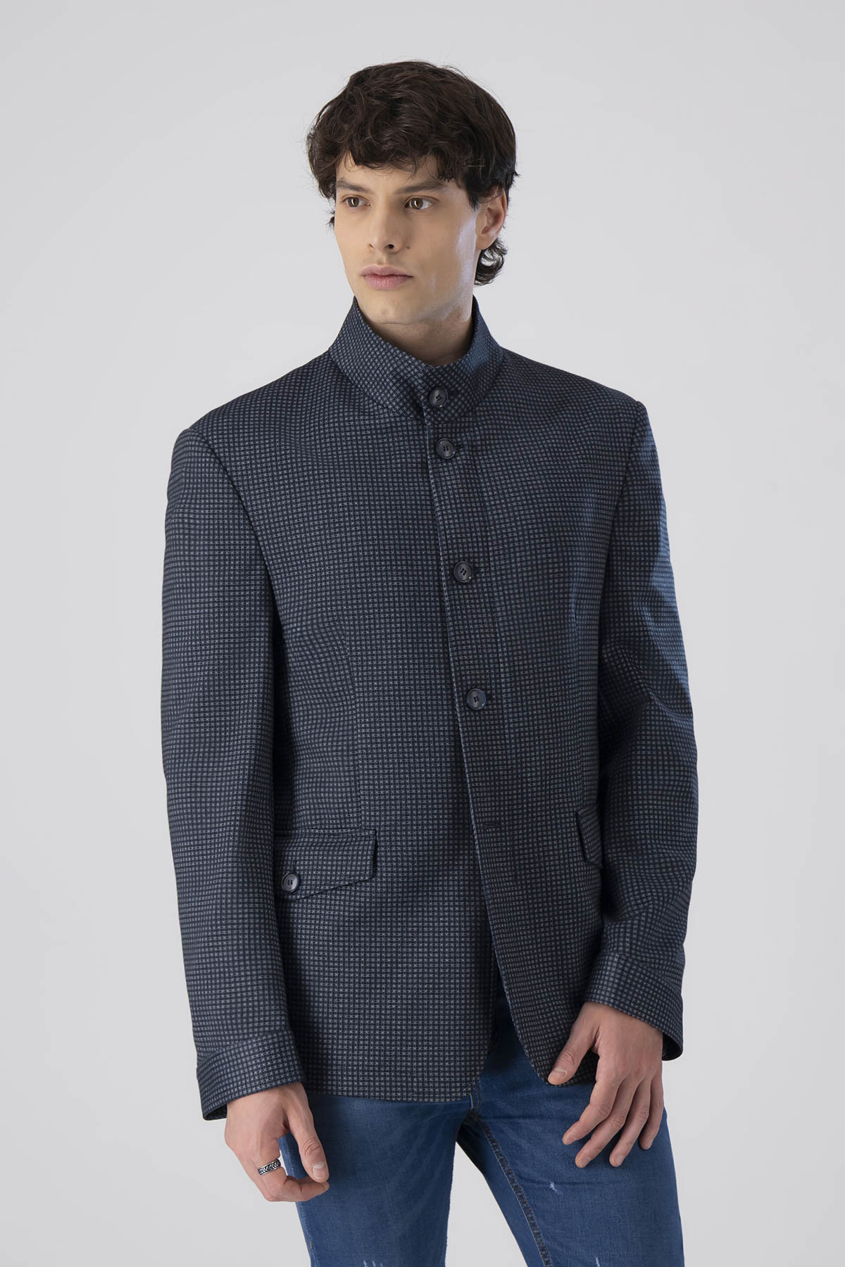 Saco Tipo Jersey Slim Fit Lmental