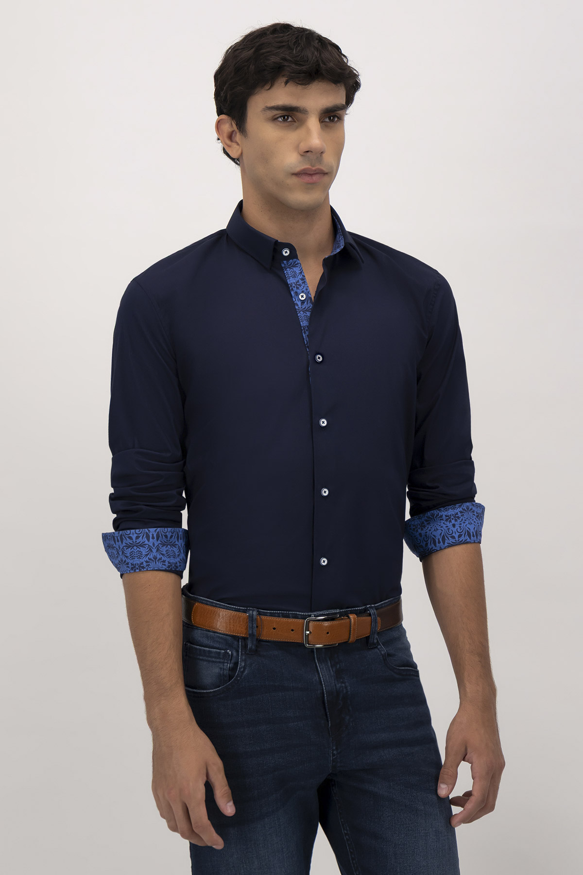 Camisa Casual Slim Fit Lmental