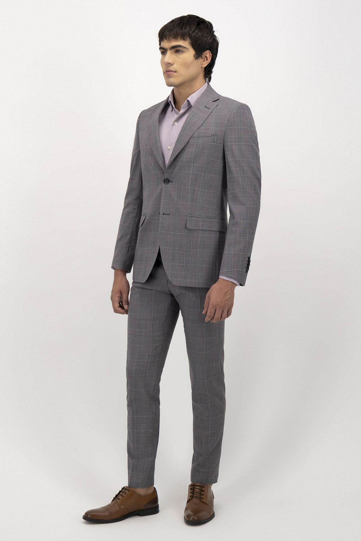 Traje Fresco Di Lana Slim Fit Lamberti