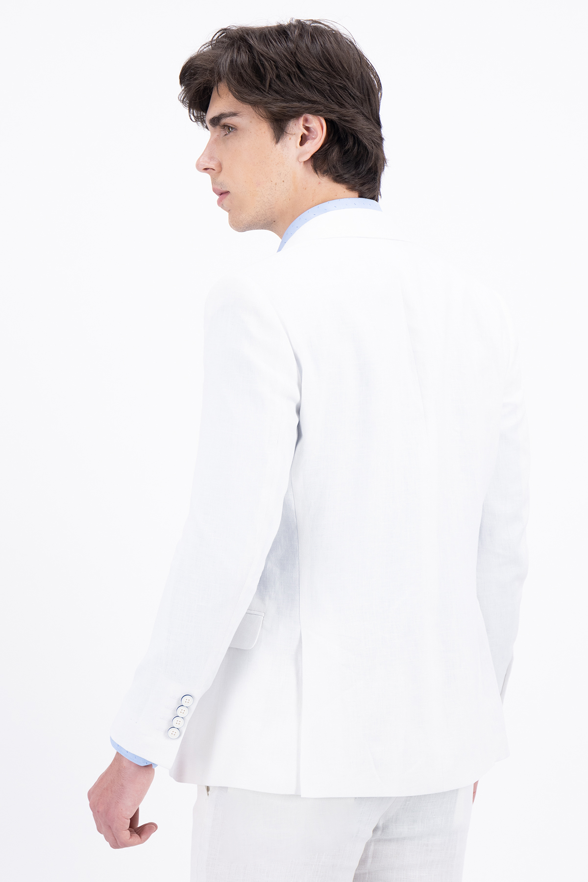 SACO SEPARATE BLANCO SLIM FIT LMENTAL image number 2