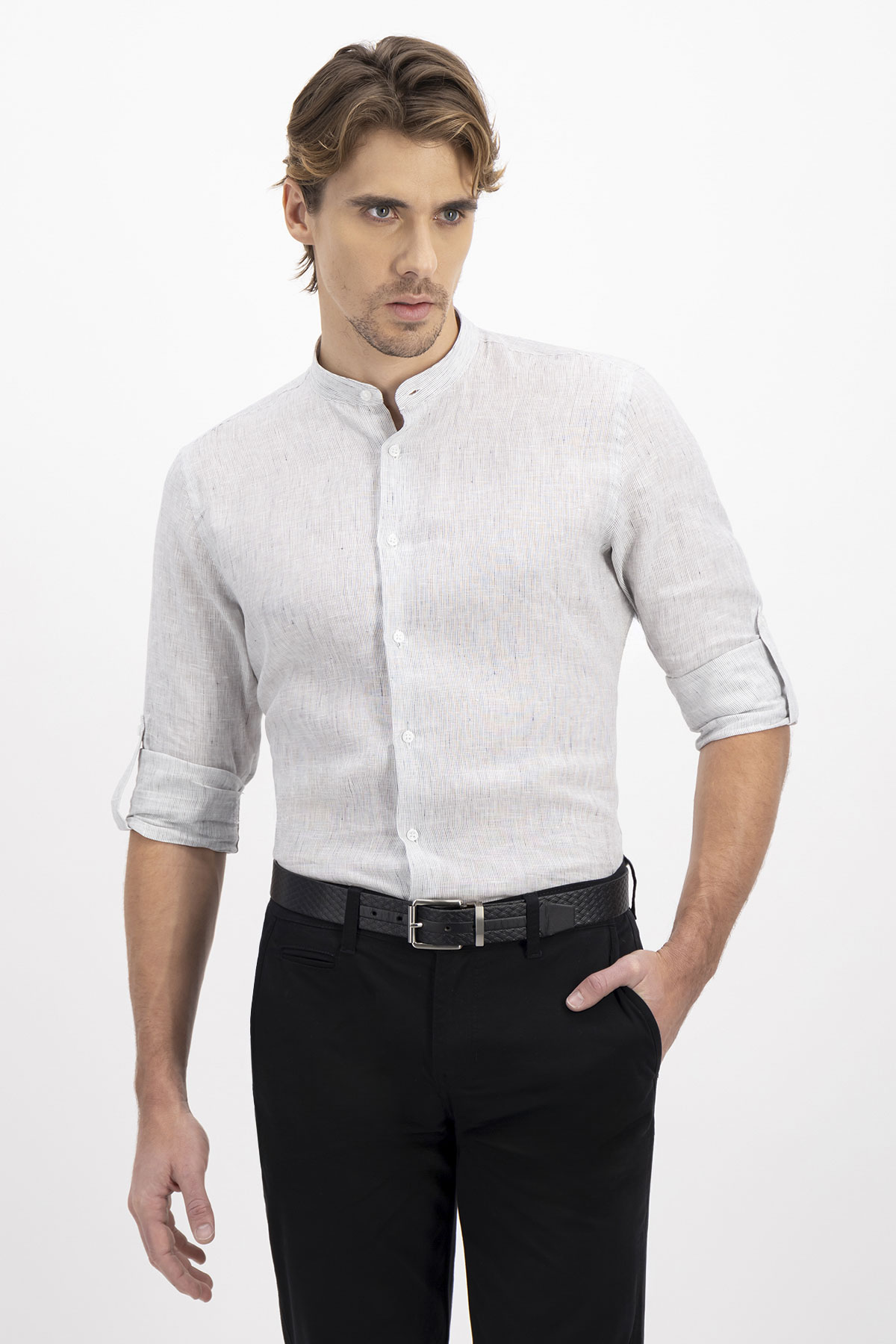 CAMISA CASUAL SLIM FIT LMENTAL image number 0