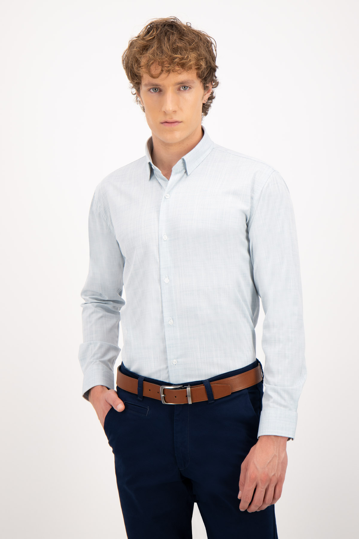 CAMISA FORMAL BAMBOO FIBER SLIM FIT LMENTAL