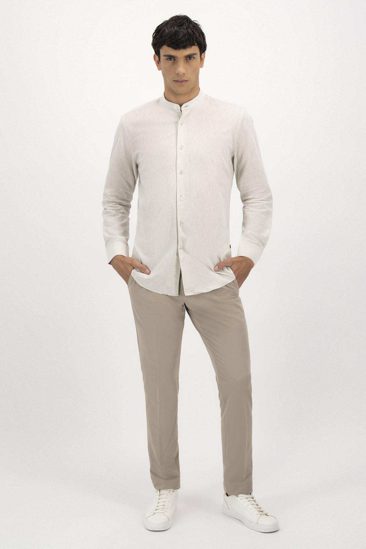 Camisa Casual Linen Slim Fit Lmental image number 3