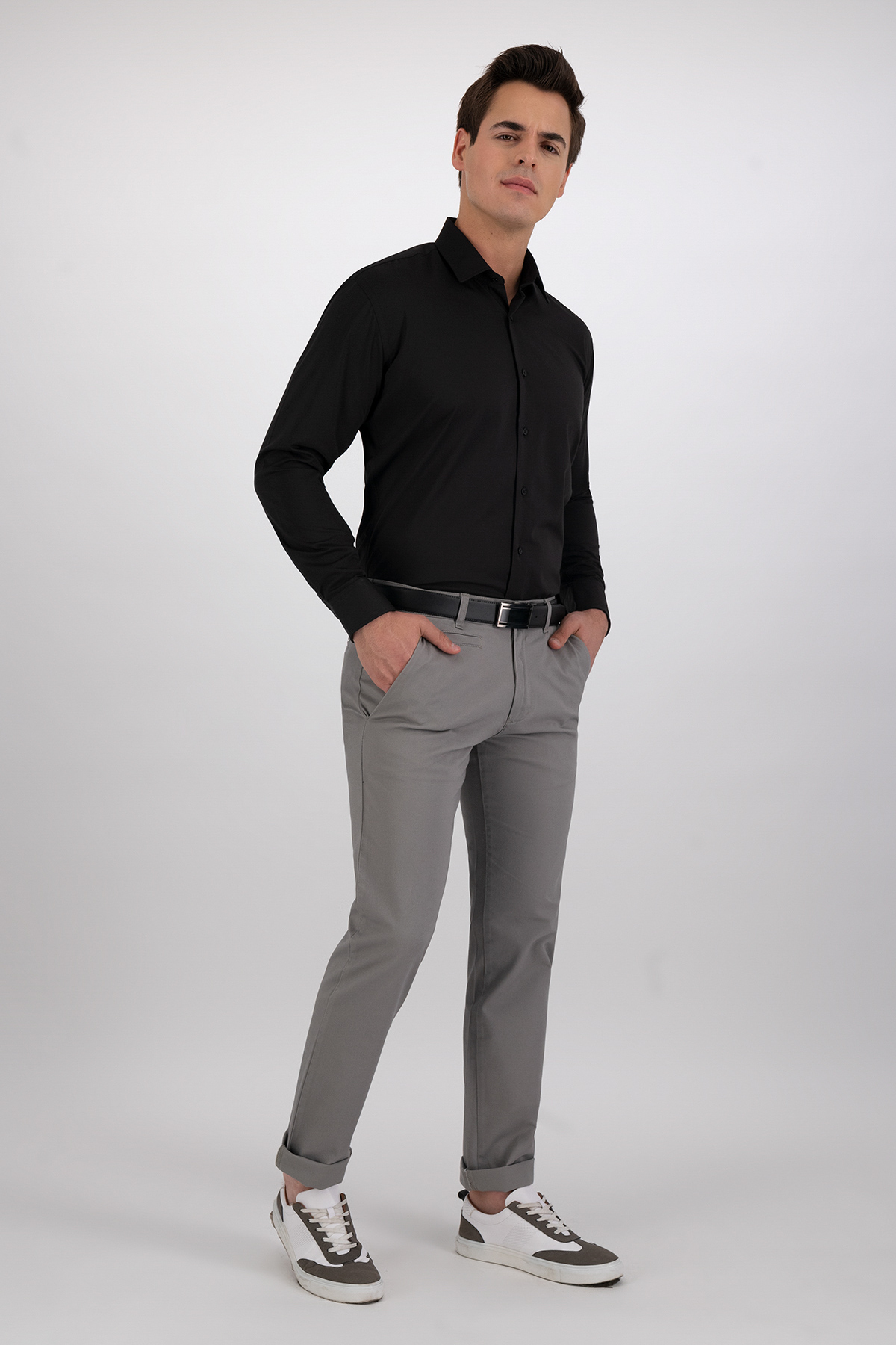 CAMISA VESTIR BAMBOO FIBER SLIM FIT LMENTAL image number 3