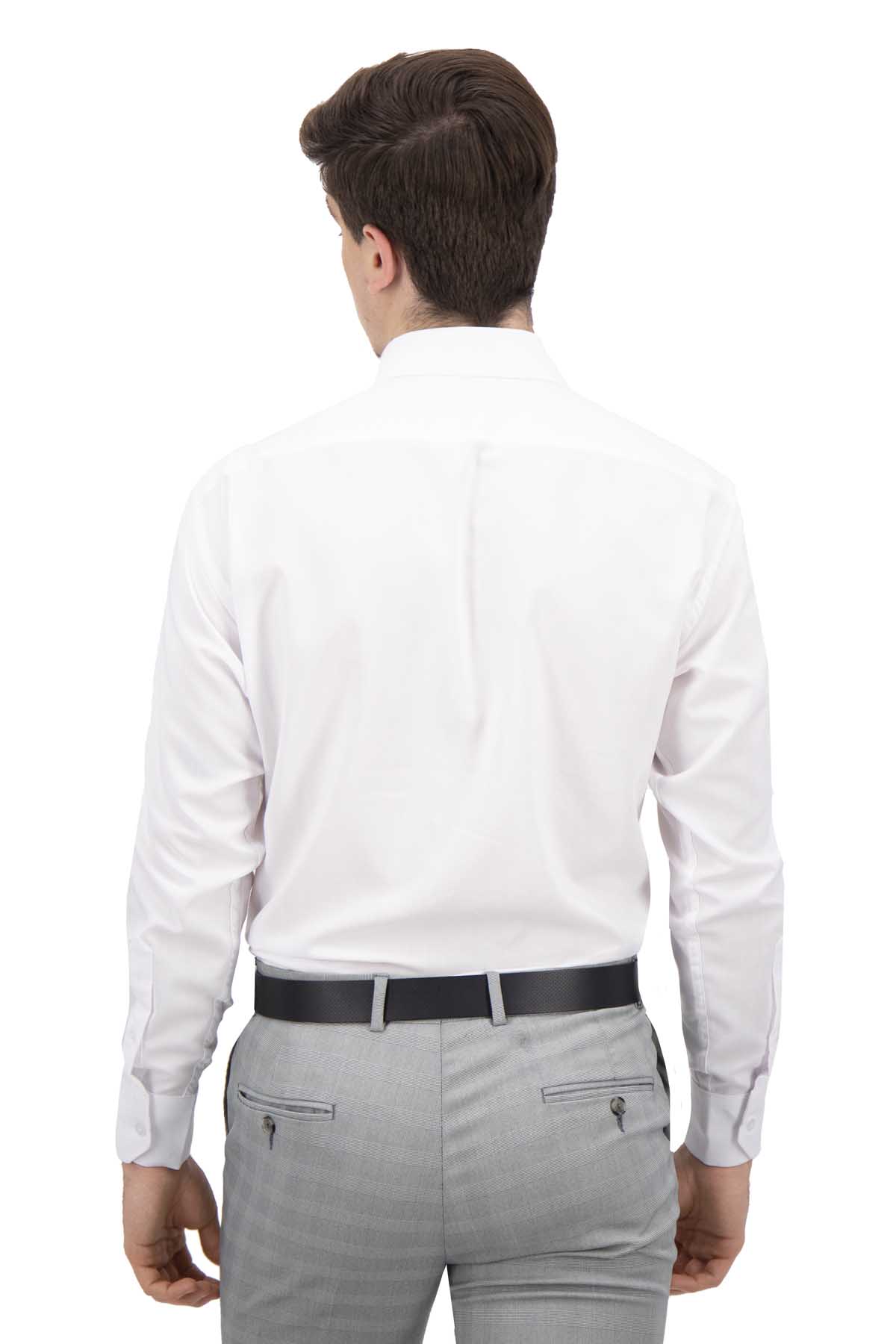 CAMISA VESTIR BLANCA CONTEMPORARY FIT LMENTAL image number 2