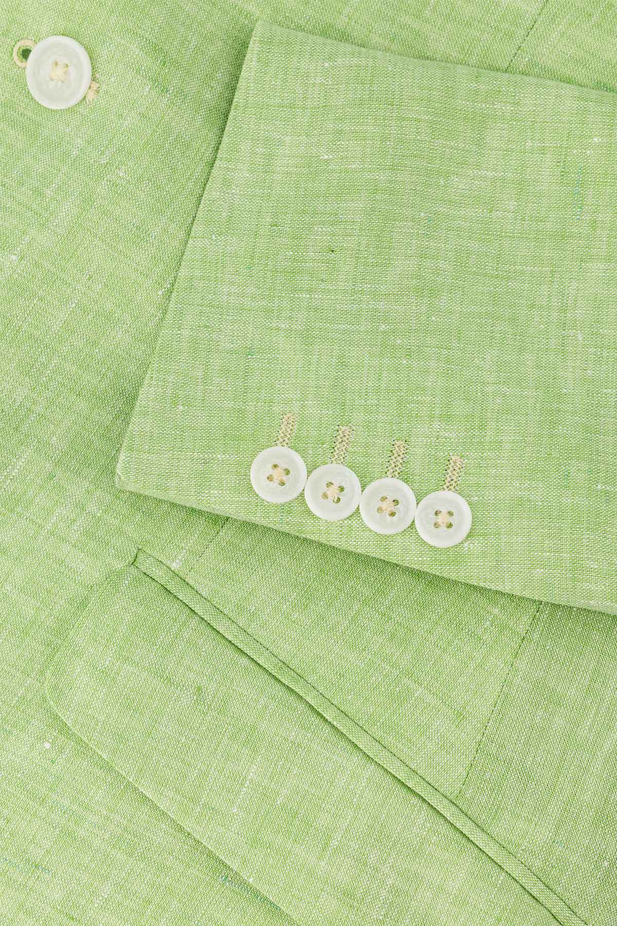 SACO SEPARATE VERDE VINTAGE SLIM FIT LMENTAL image number 3