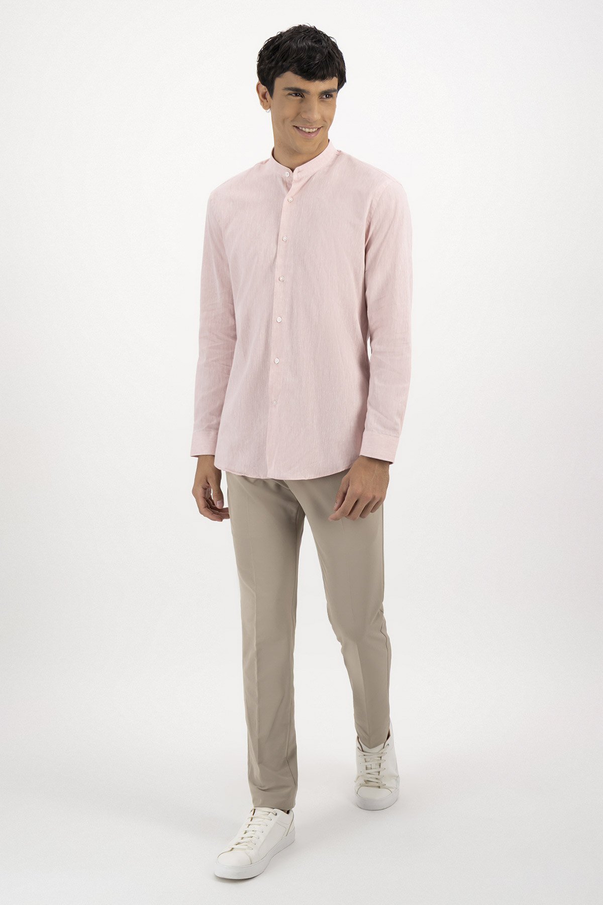 Camisa Casual Linen Slim Fit Lmental image number 3