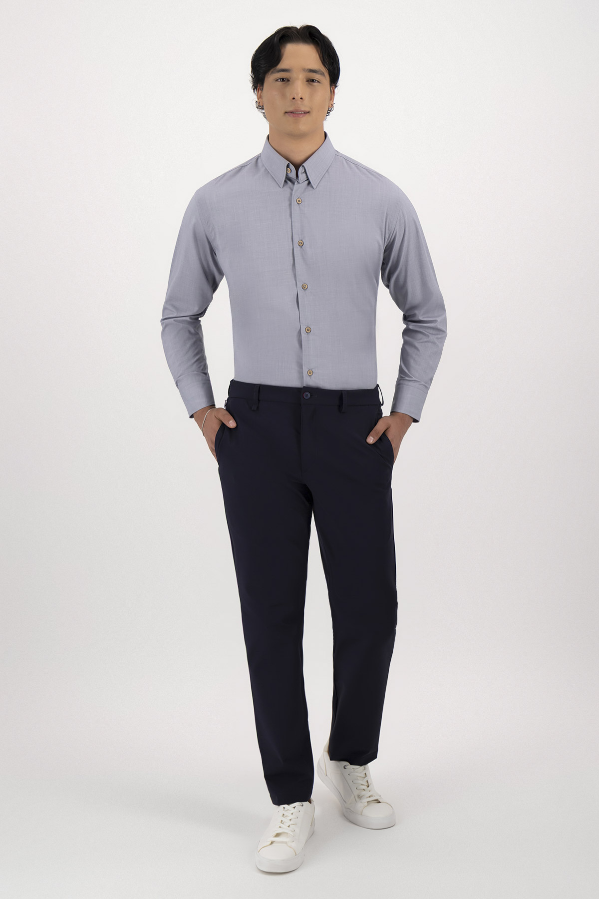 Camisa Vestir Tlaolli Contemporary Fit image number 3